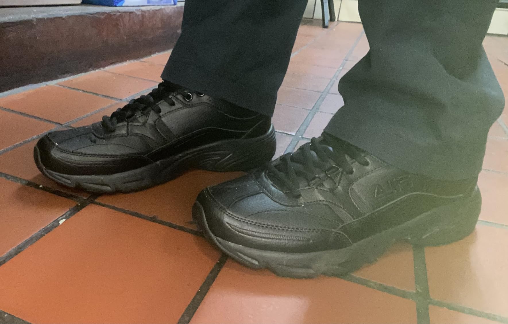 Fila Workshift slip-resistant outsole tread pattern for workplace safety