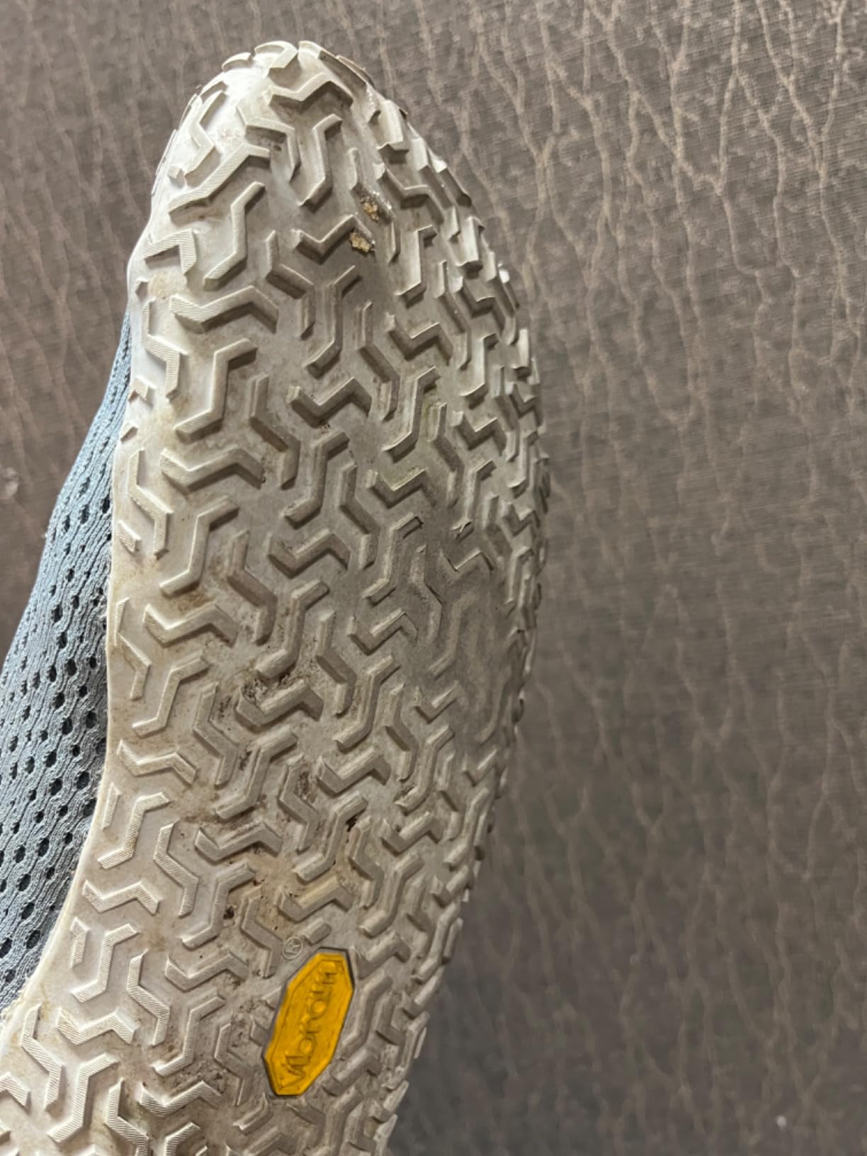 Merrell Vapor Glove 6 showing wear patterns after 8 weeks of testing
