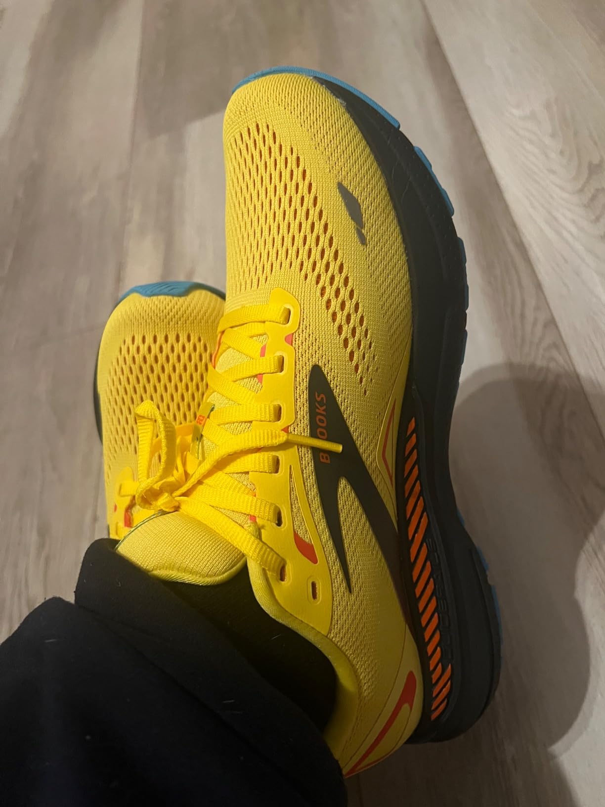 Brooks Adrenaline GTS 23 lightweight design showcase with detailed construction view