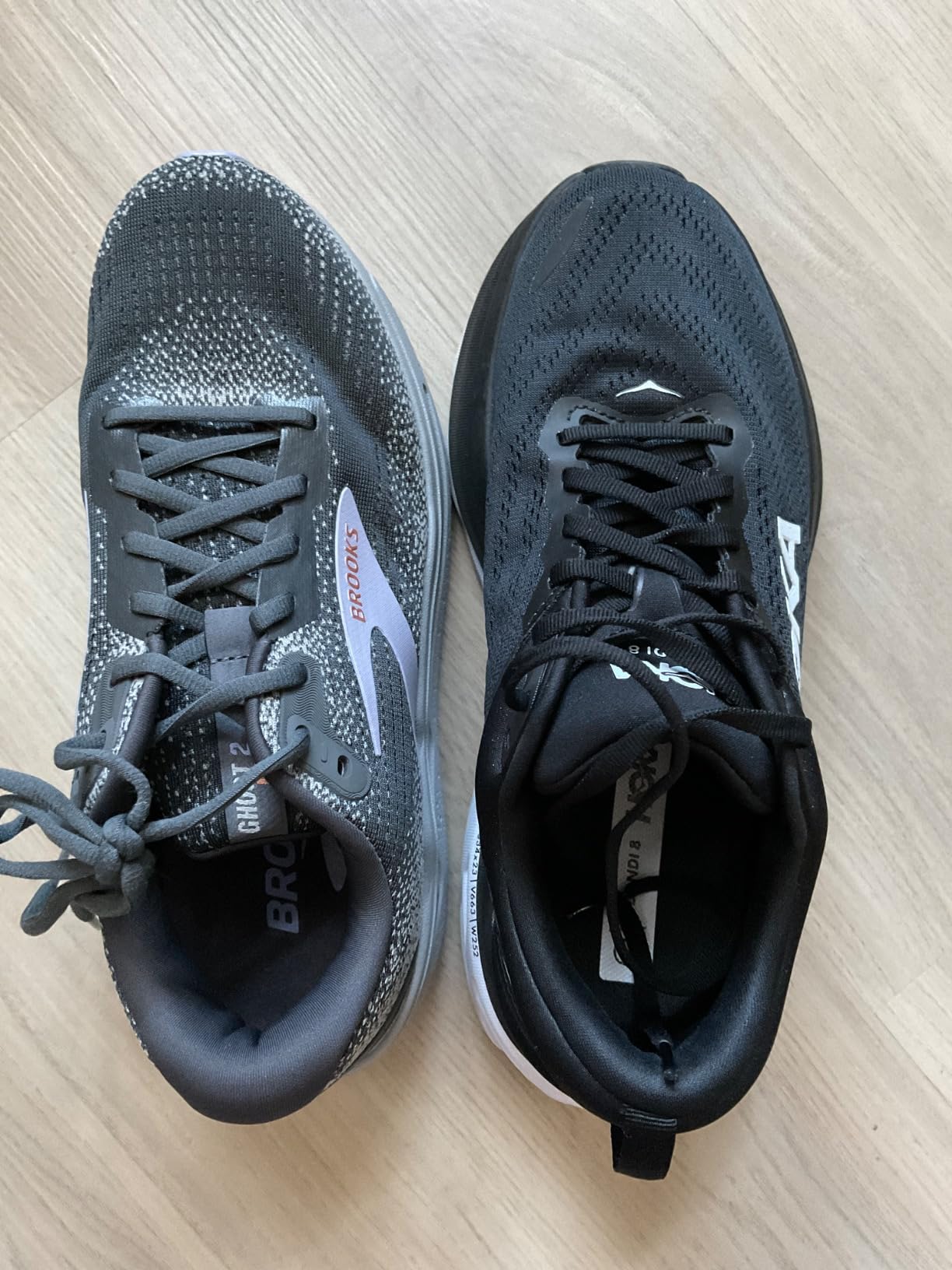 Brooks Ghost Max 2 showing wide toe box design and lacing system for secure comfortable fit