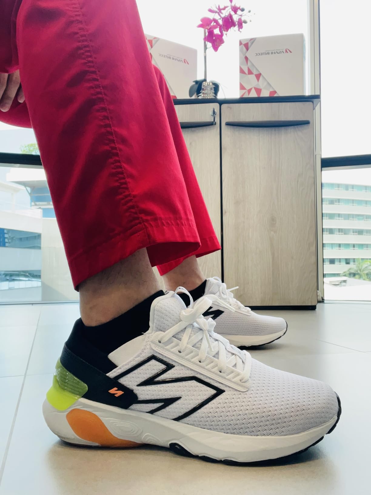 New Balance 1440 v1 worn during outdoor testing showing real-world durability and fit