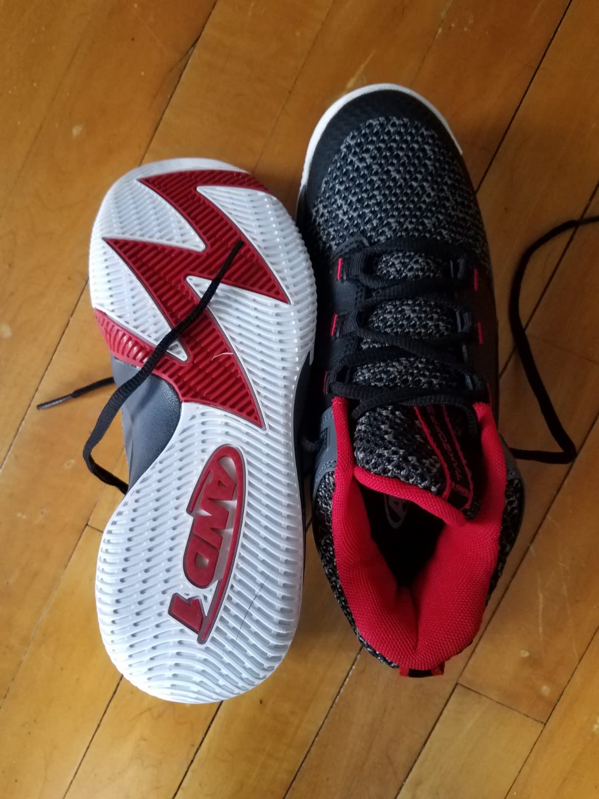 AND1 Takeoff basketball shoes showing high ankle design and synthetic upper construction