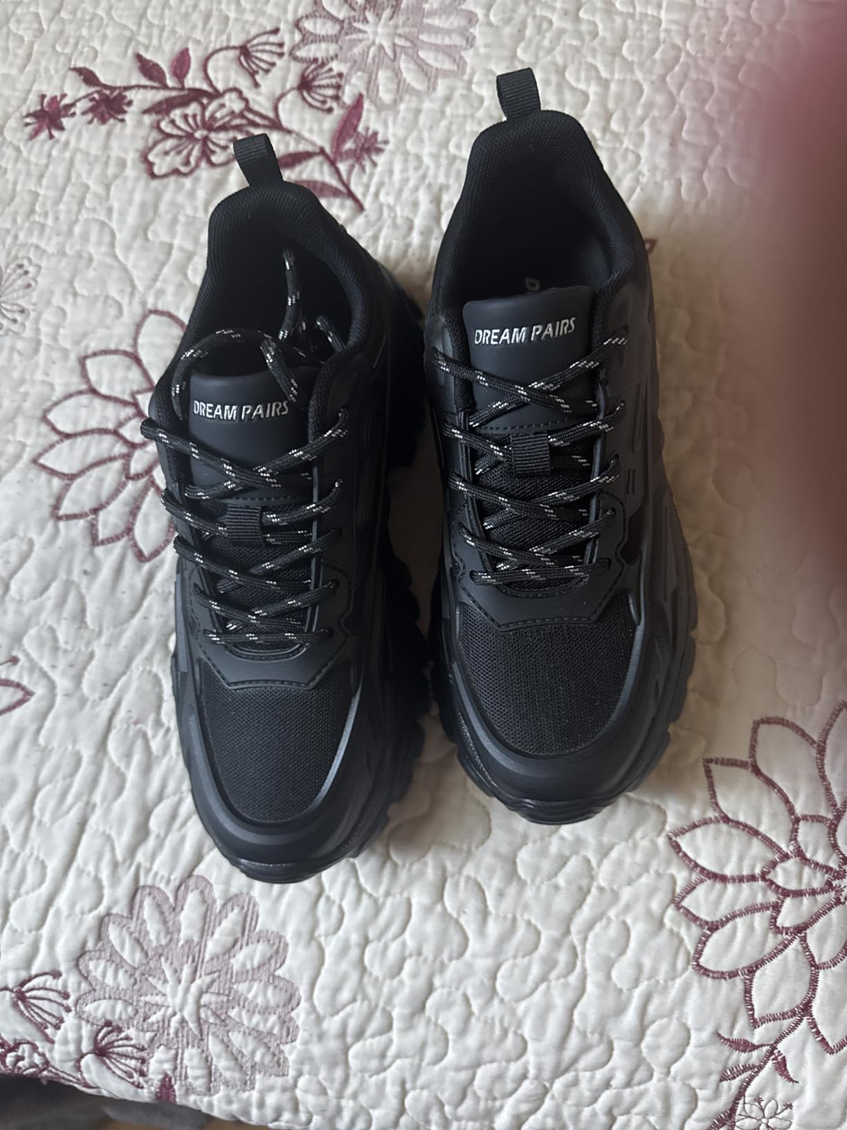 Interior view showing cushioned foam insole and mesh lining for comfort