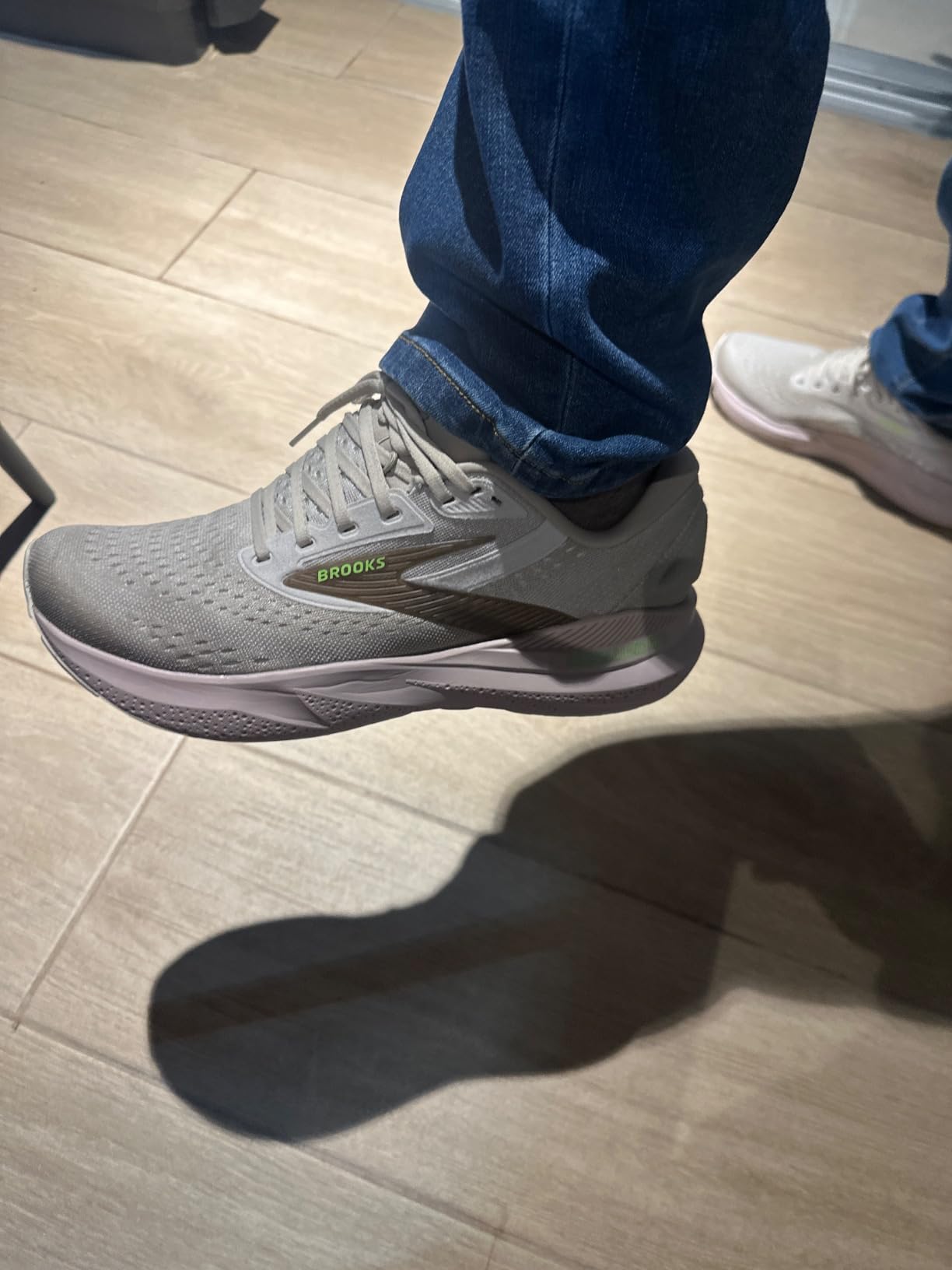 Brooks Adrenaline GTS 24 lifestyle shot showing versatility for both running and daily wear applications