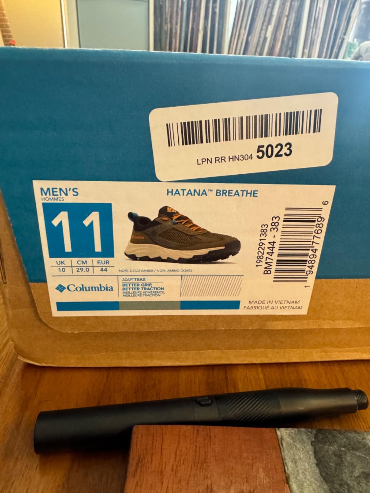 Columbia Hatana Breathe hiking shoes showing wear after extensive trail testing