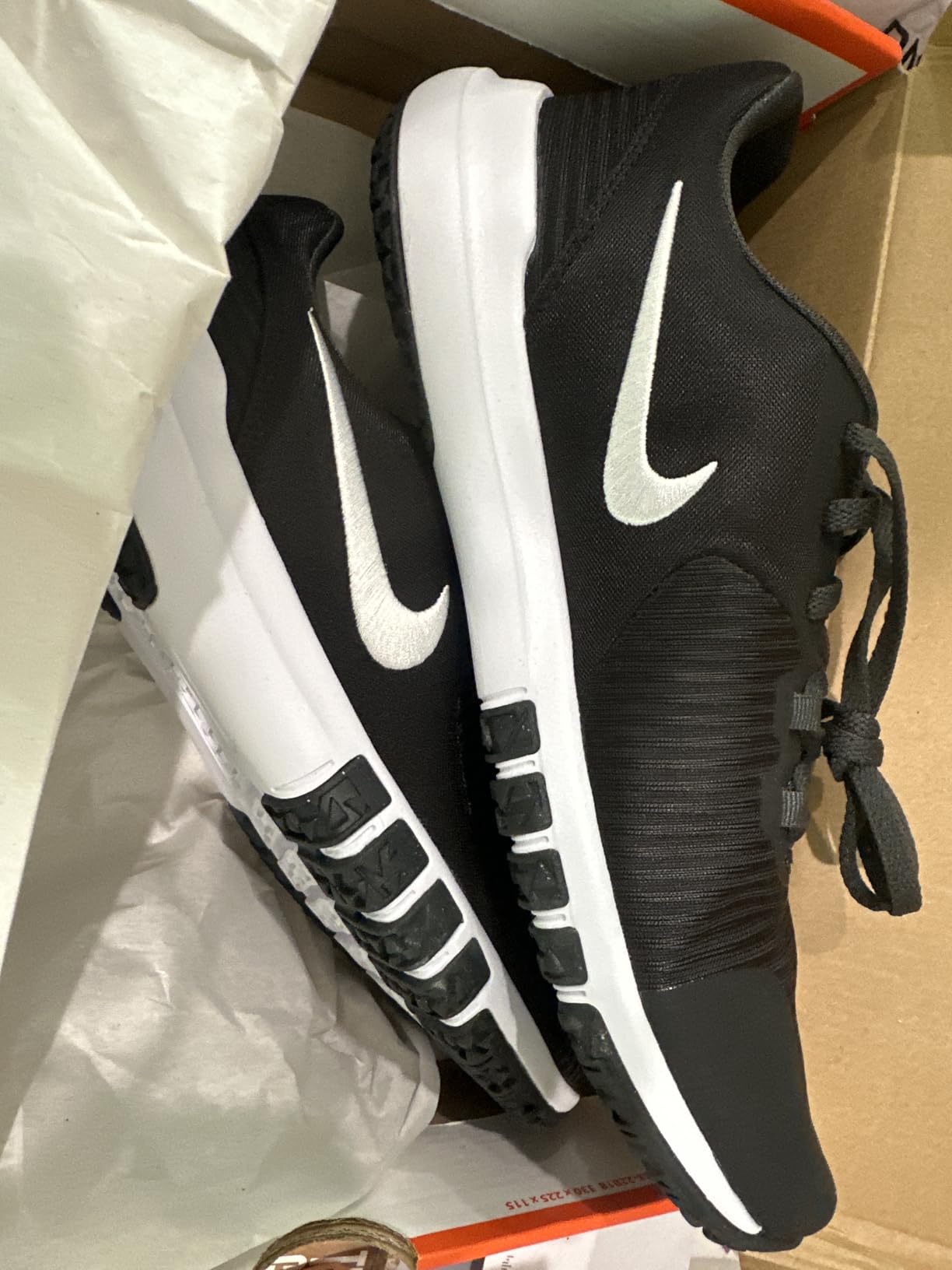 Nike Flex Control TR3 showing wear patterns after 8 weeks of intensive gym training