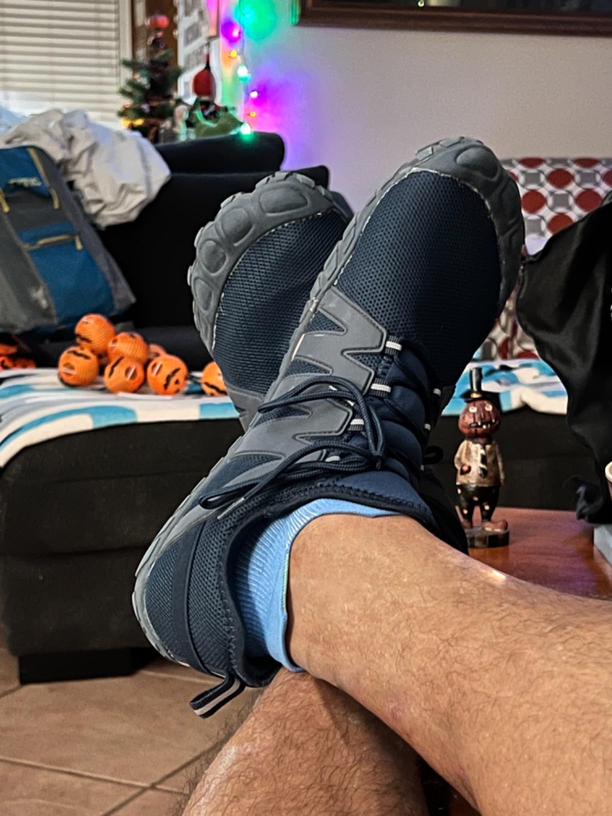 Real-world testing of Weweya barefoot shoes showing wear patterns and daily use scenarios