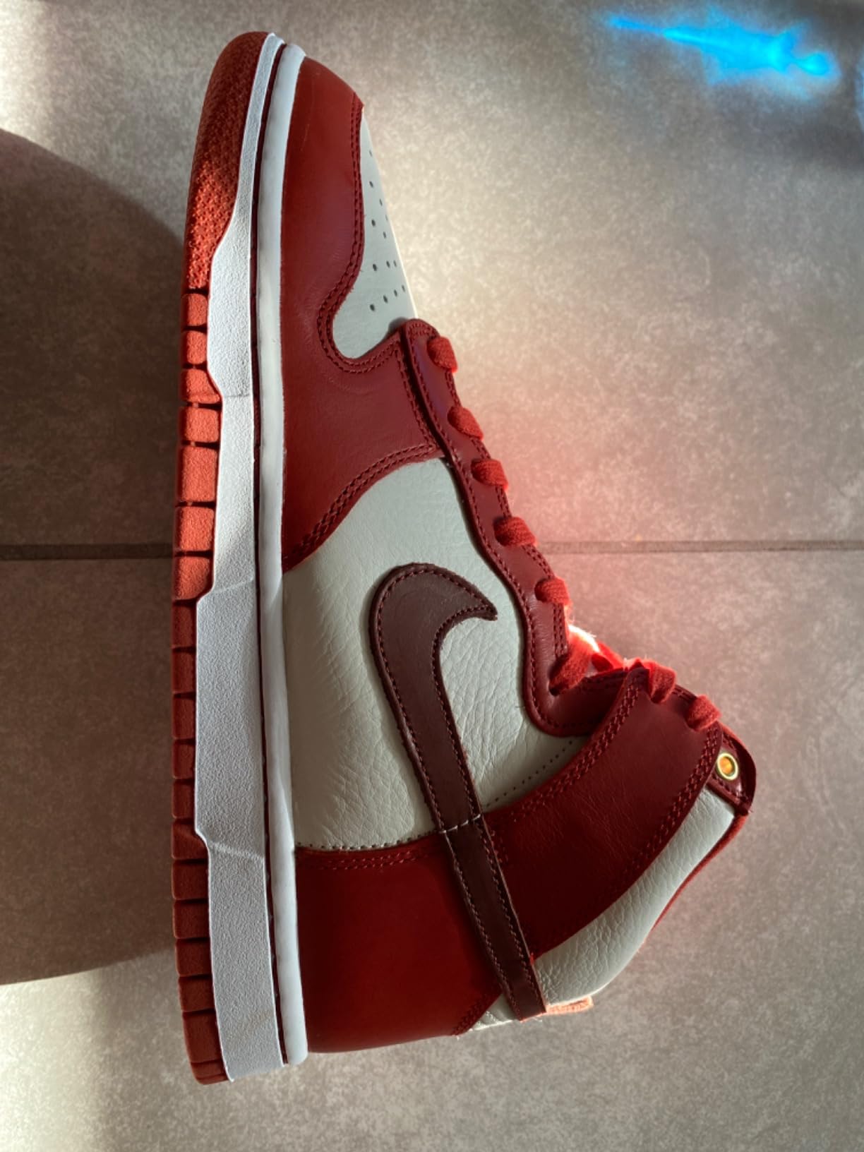 Nike Women's Hi-top Trainers showing wear patterns after weeks of testing