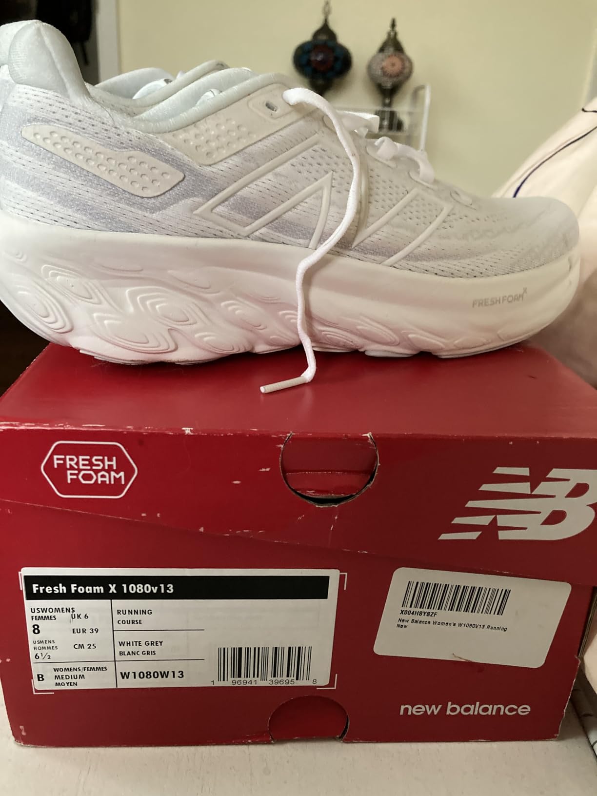 New Balance 1080 V13 official product shot showing Fresh Foam X technology features