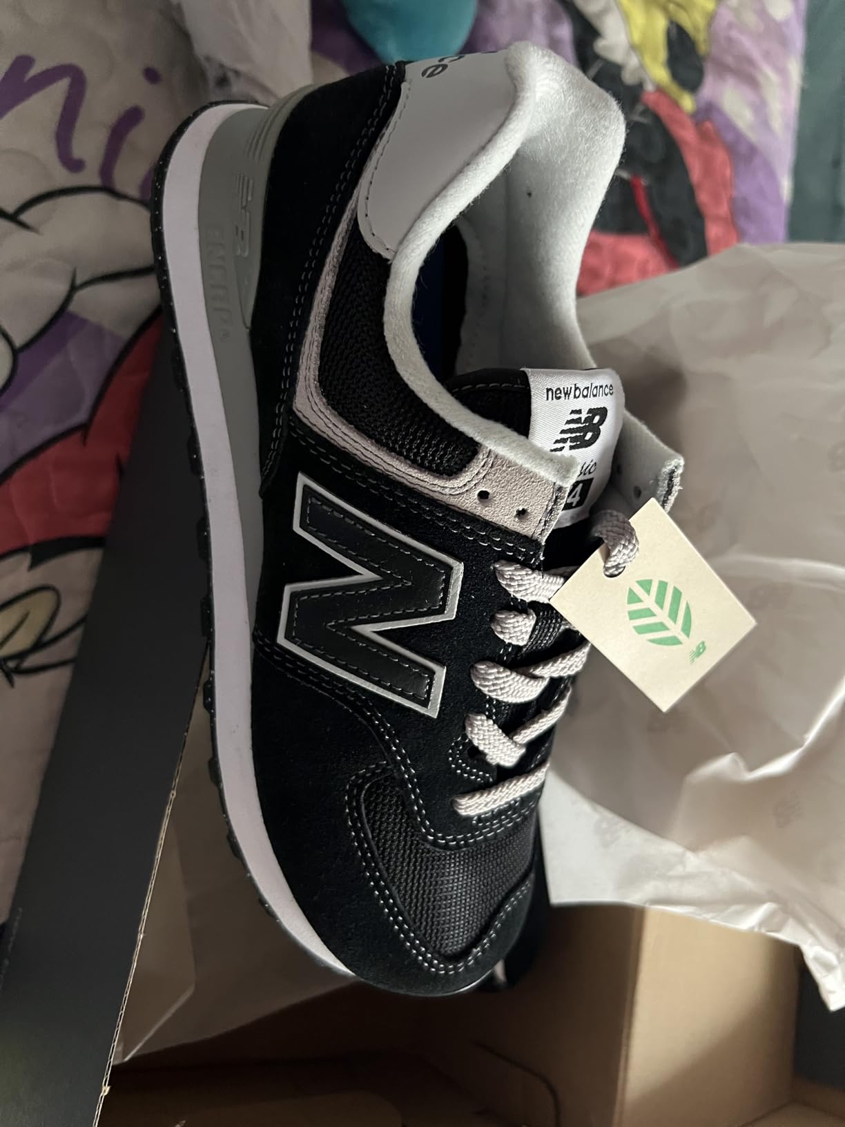 New Balance 574 Core side profile showcasing ENCAP midsole cushioning and rubber outsole