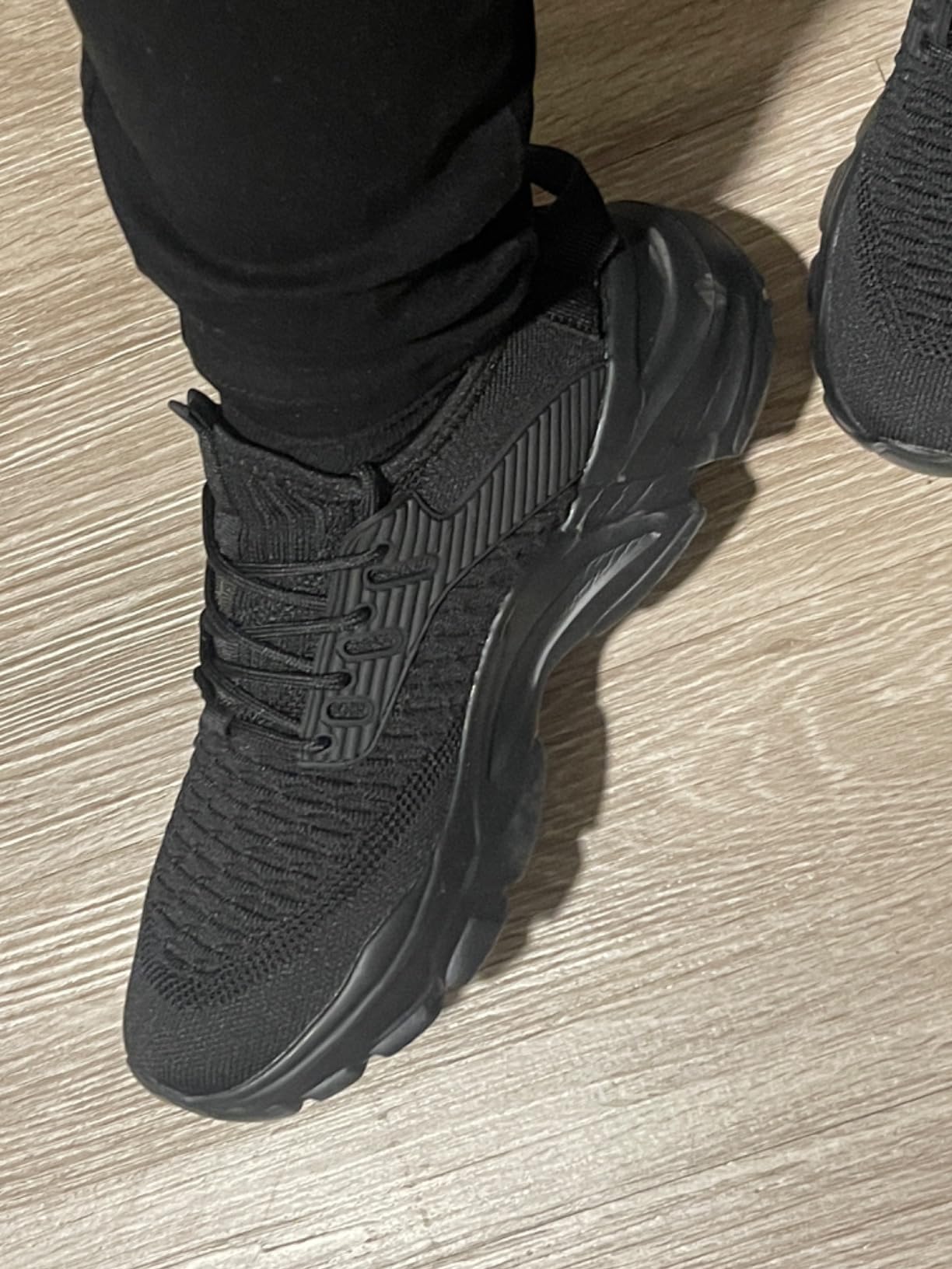 Side profile showing EVA sole construction and memory foam insole design