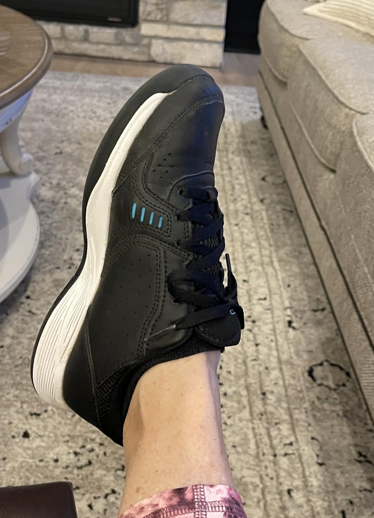 Skechers Viper Court Smash on court showing traction pattern and real-world usage