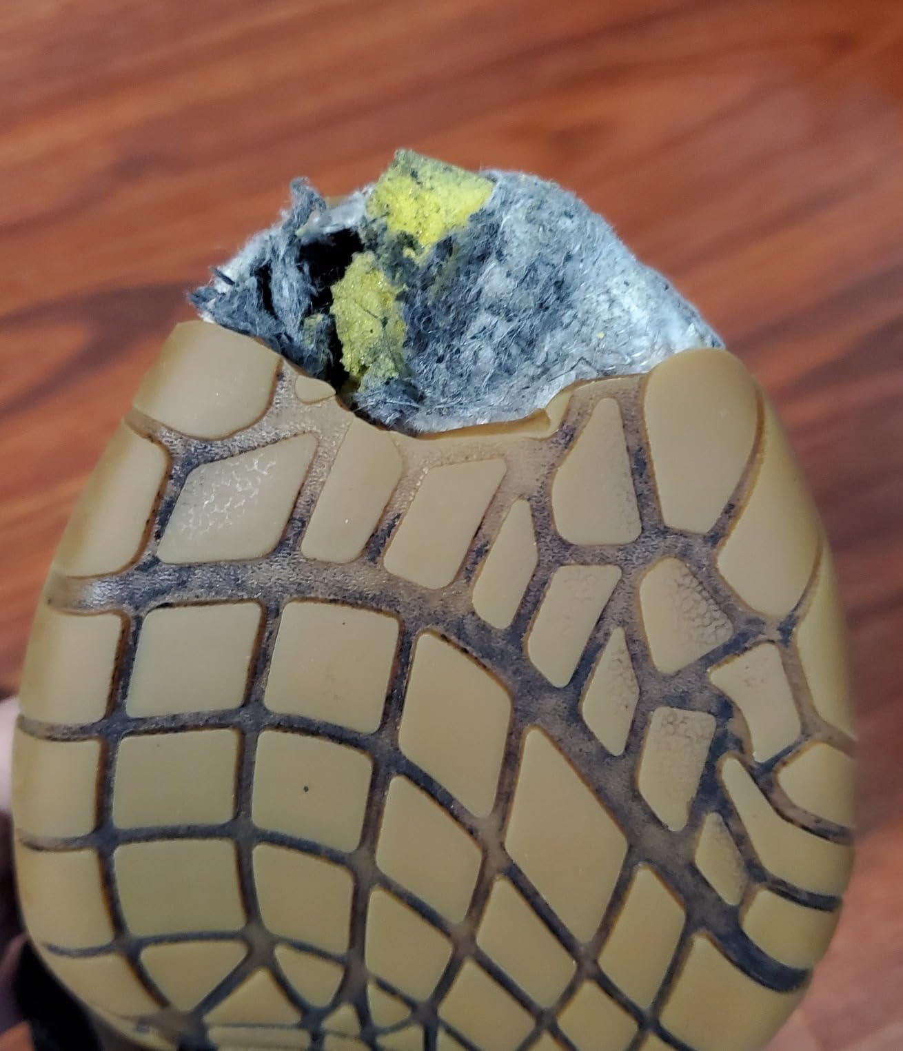 Wrestling shoes showing wear patterns and durability testing results after extended use