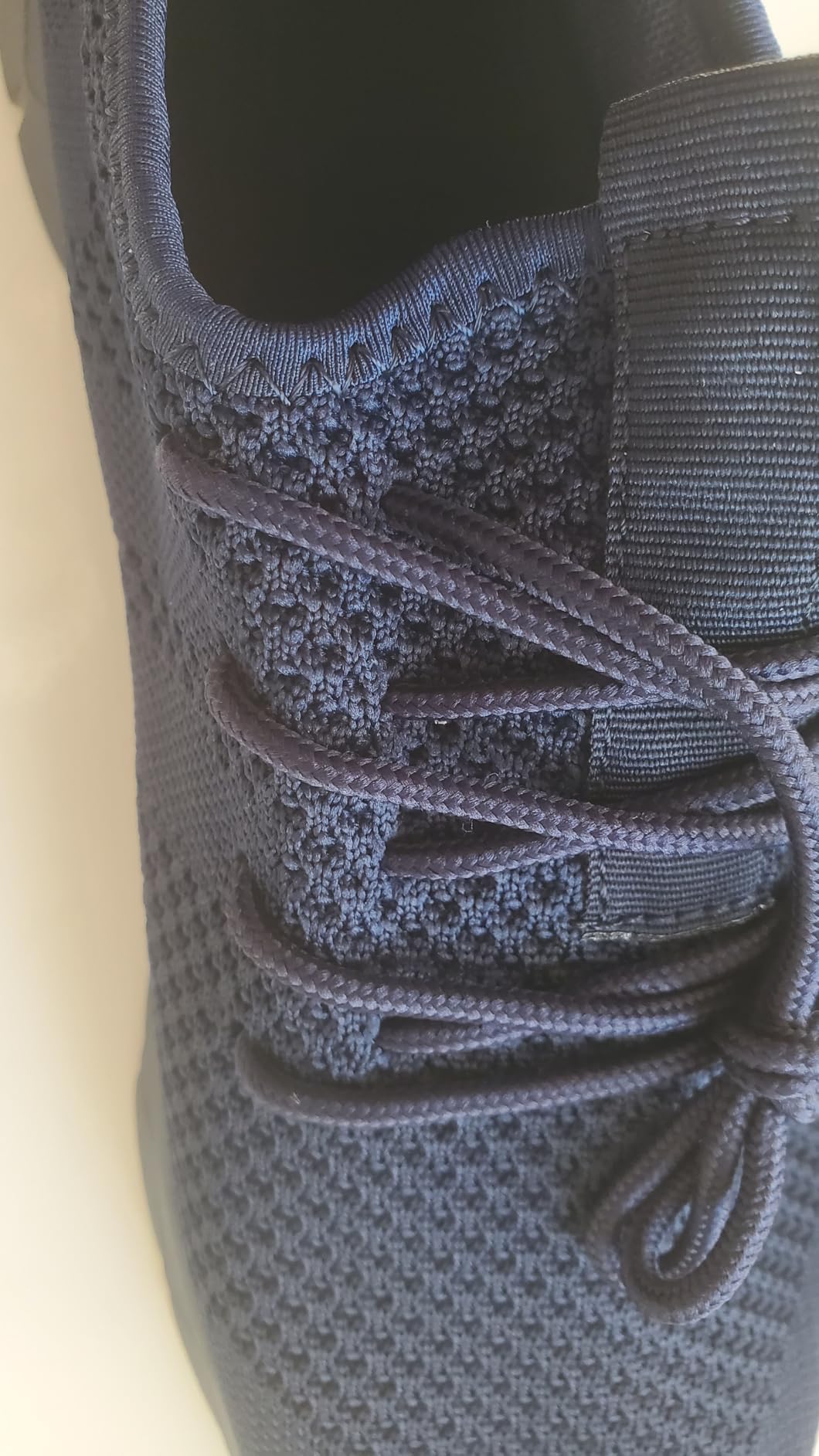 Top-down view showing lace construction and overall shoe design
