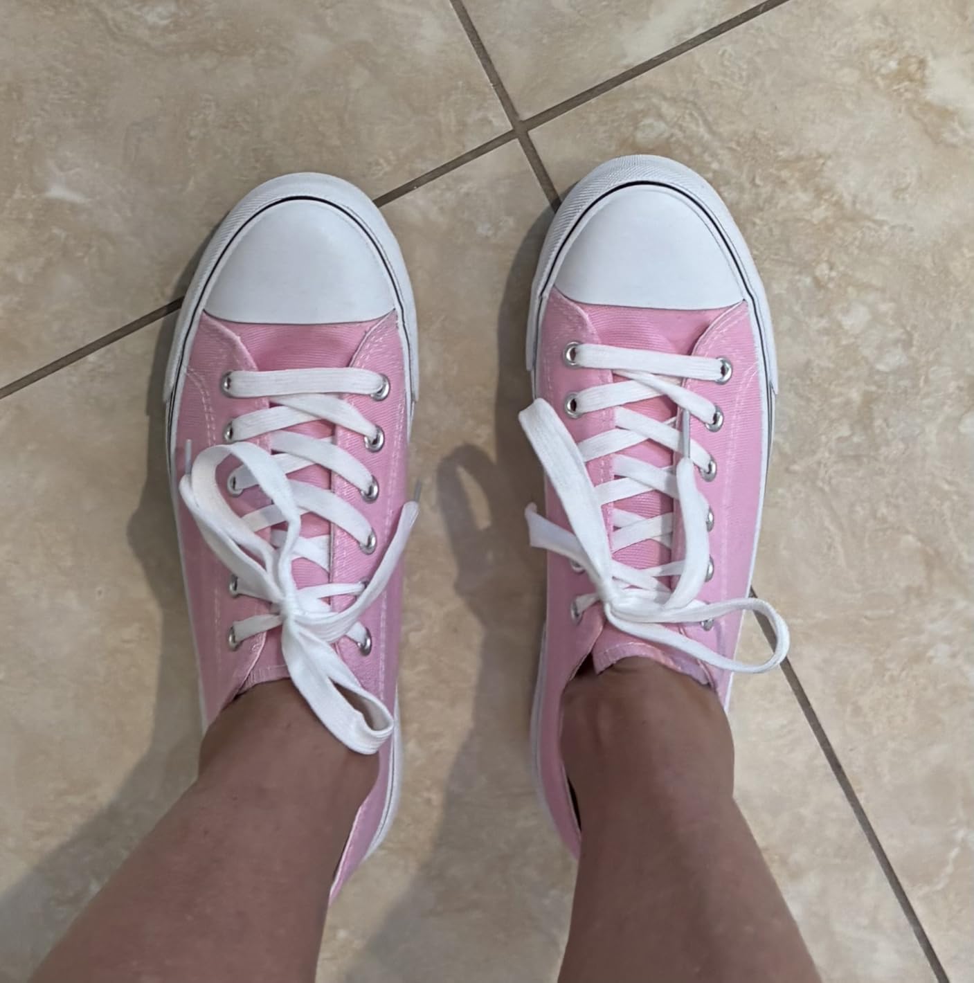 Adokoo sneakers being worn showing real-world usage and fit