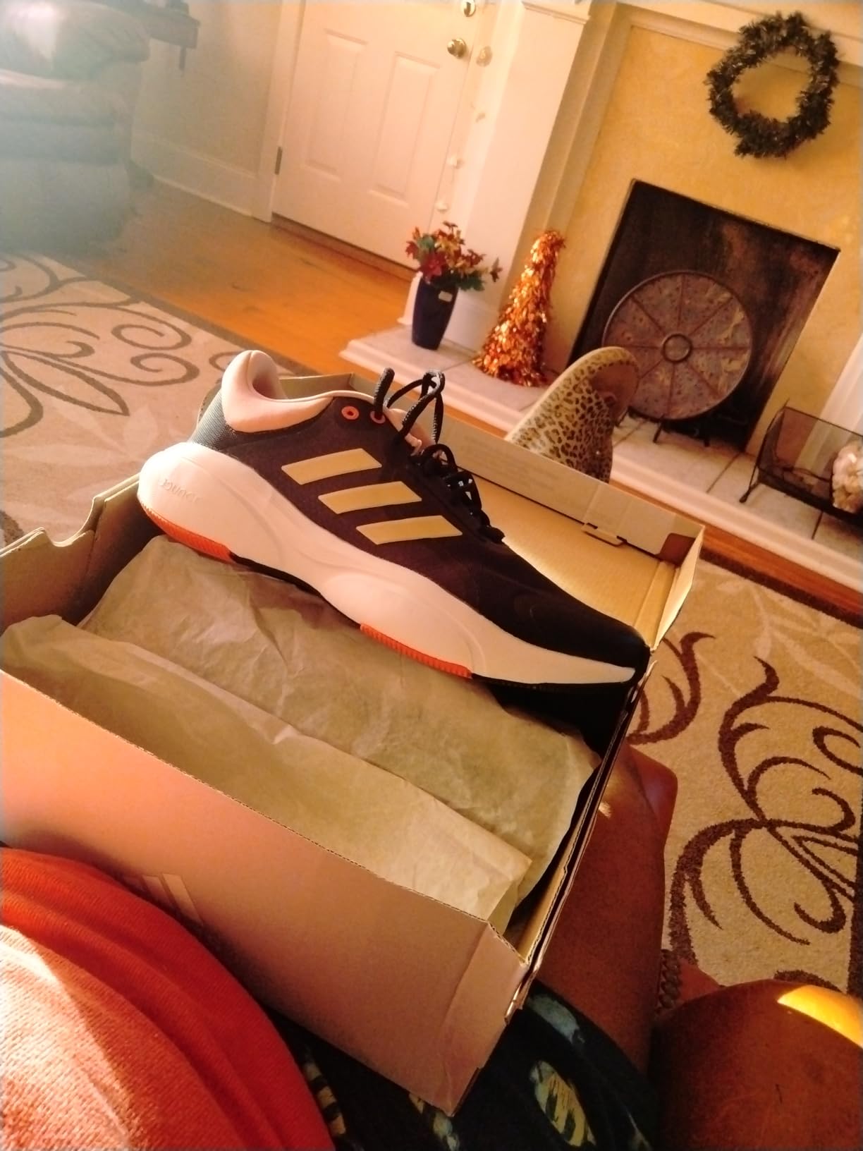 Adidas Women's Response shoes being worn during workout showing flexibility and movement
