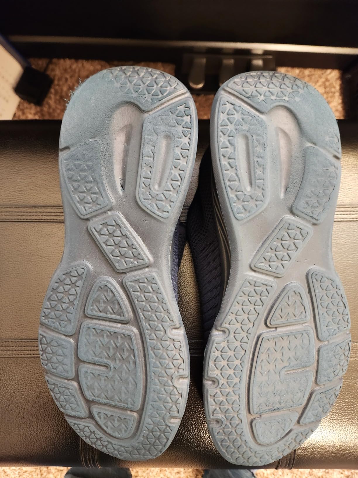 VAMJAM shoe bottom view showing EVA sole pattern and tread design