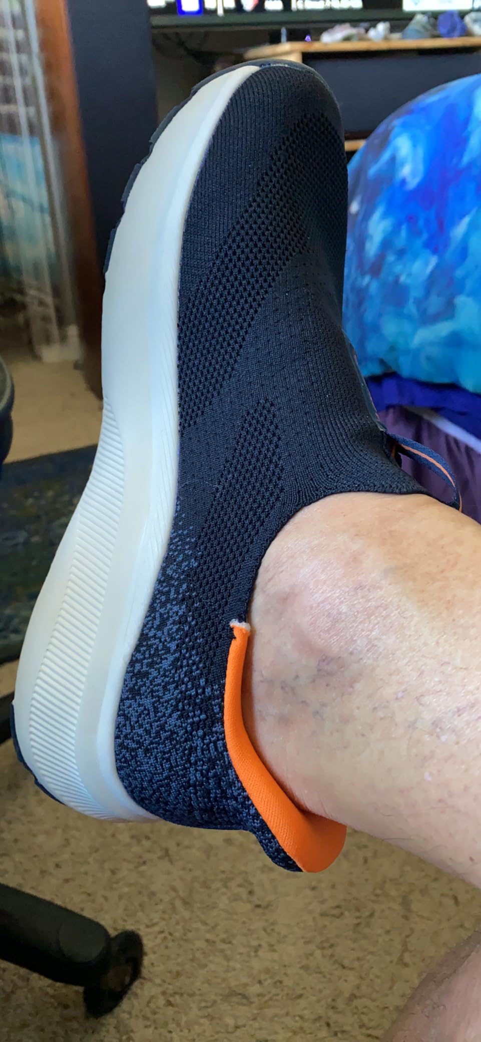 JACKSHIBO shoes being worn showing the wide toe box fit and overall shoe profile