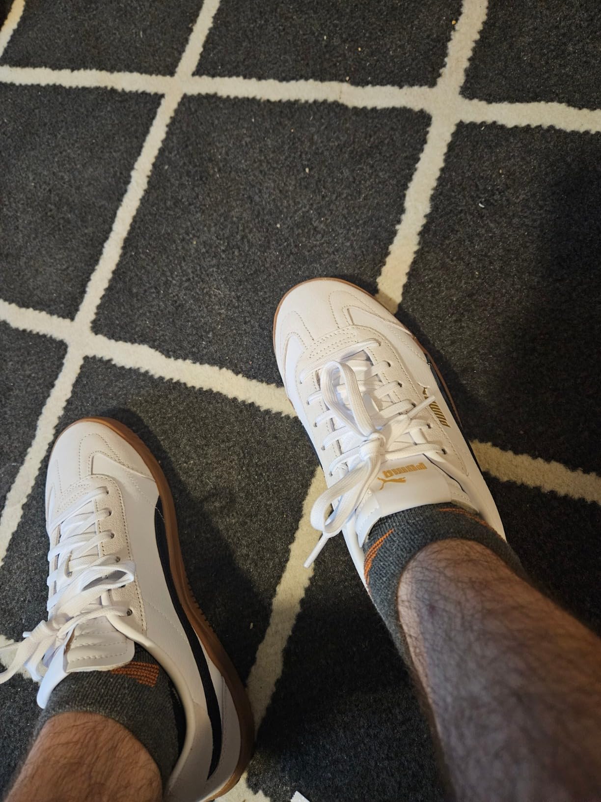 PUMA Club 5v5 on-foot showing how they look during typical daily wear