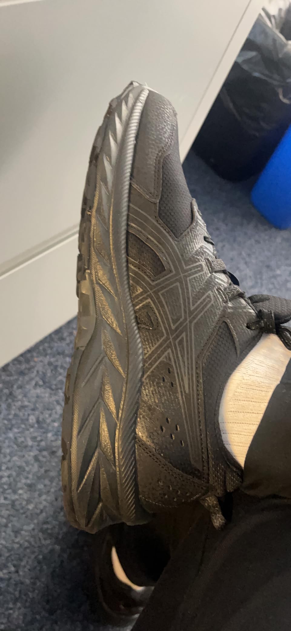 Final assessment showing ASICS Gel-Venture 9 after 8 weeks of comprehensive testing