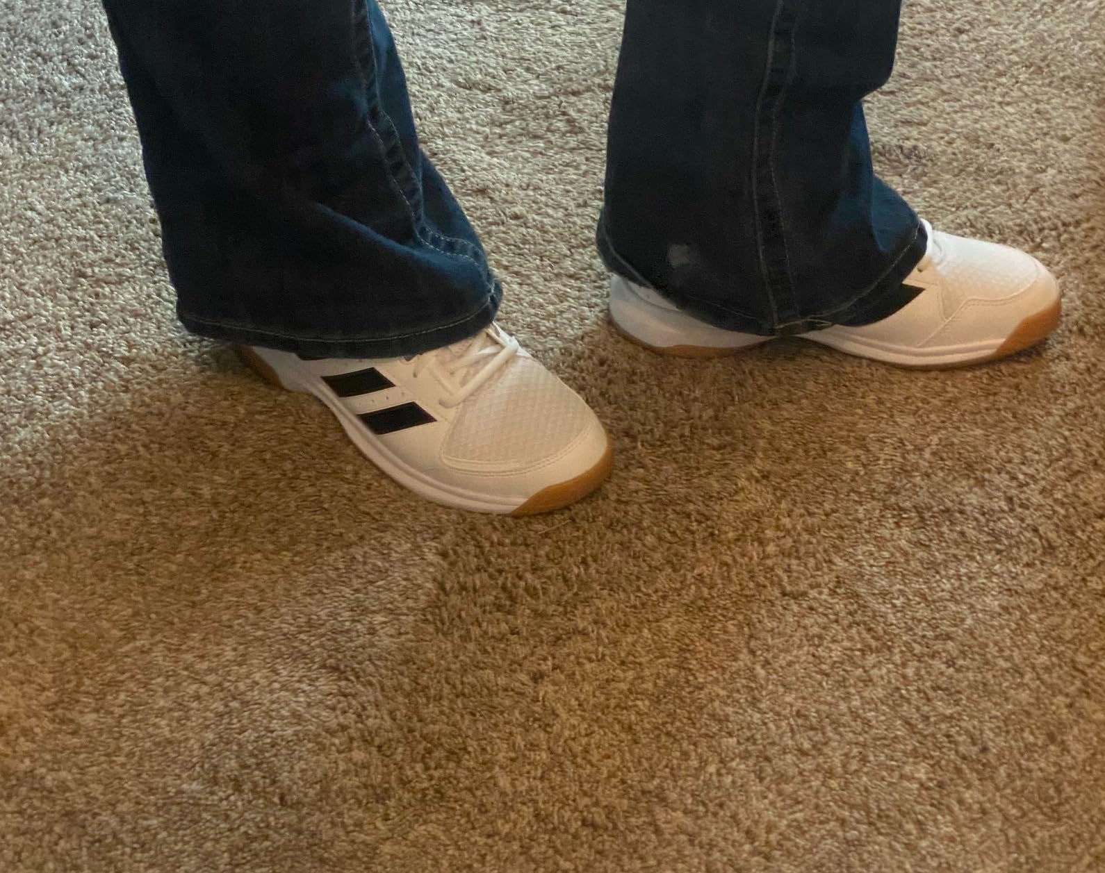 adidas Ligra 7 showing toe reinforcement and lacing system detail