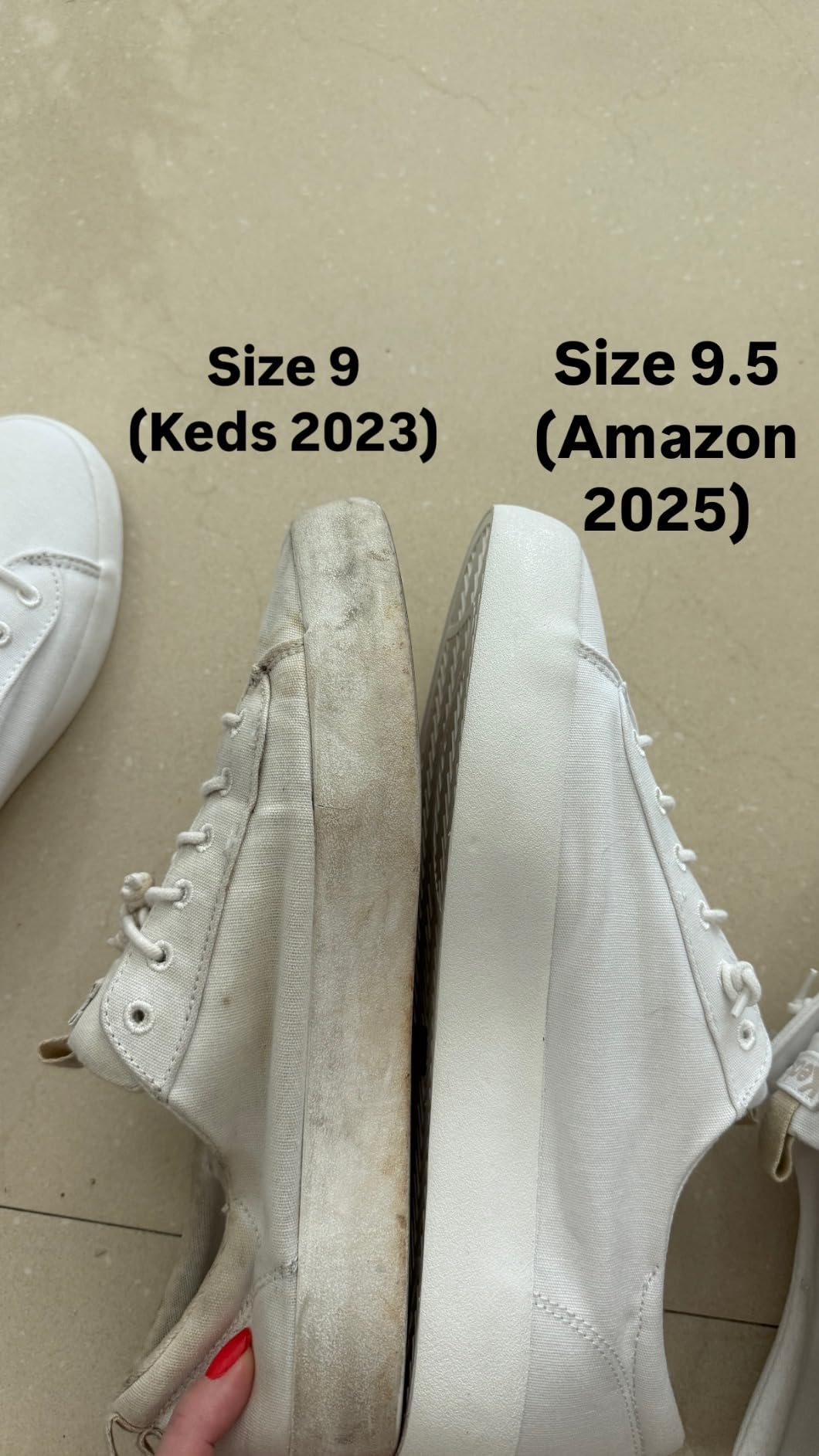 Real customer review photos showing fit and styling of Keds Kickback sneakers