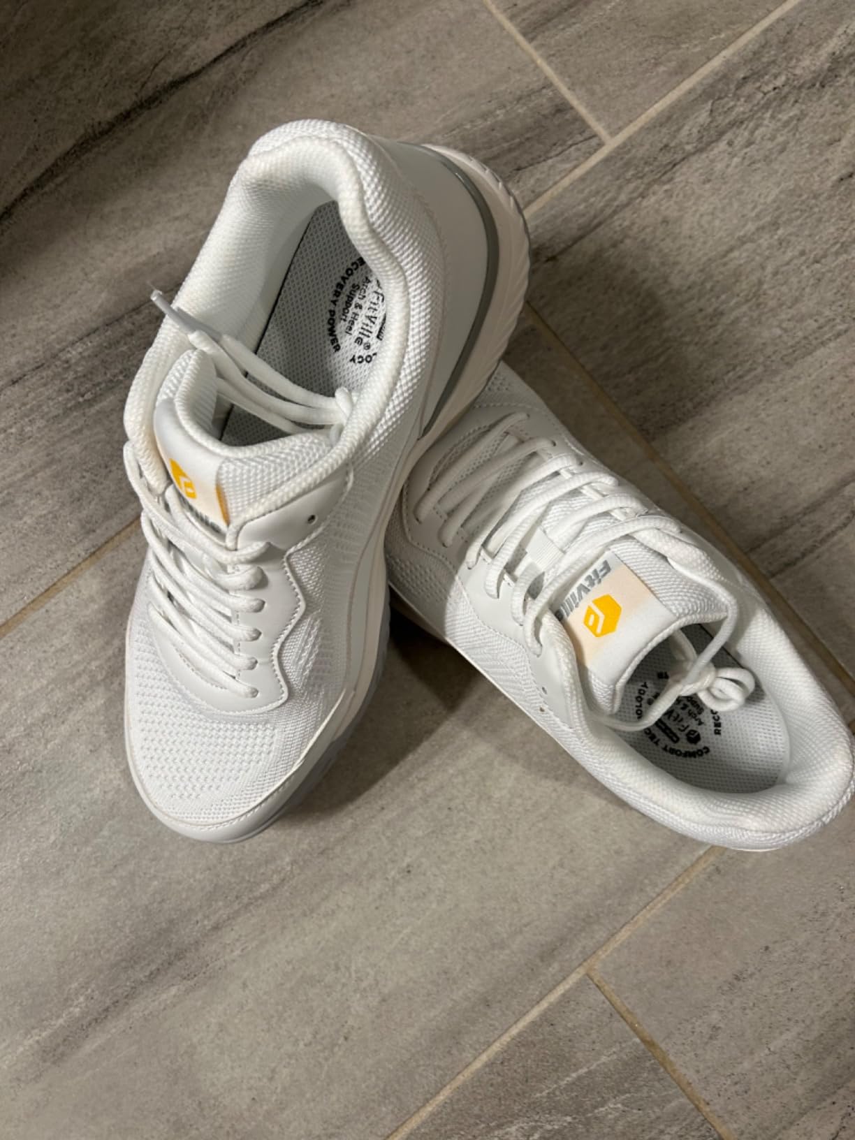 Final product shot of FitVille Wide Pickleball Shoes showing complete design