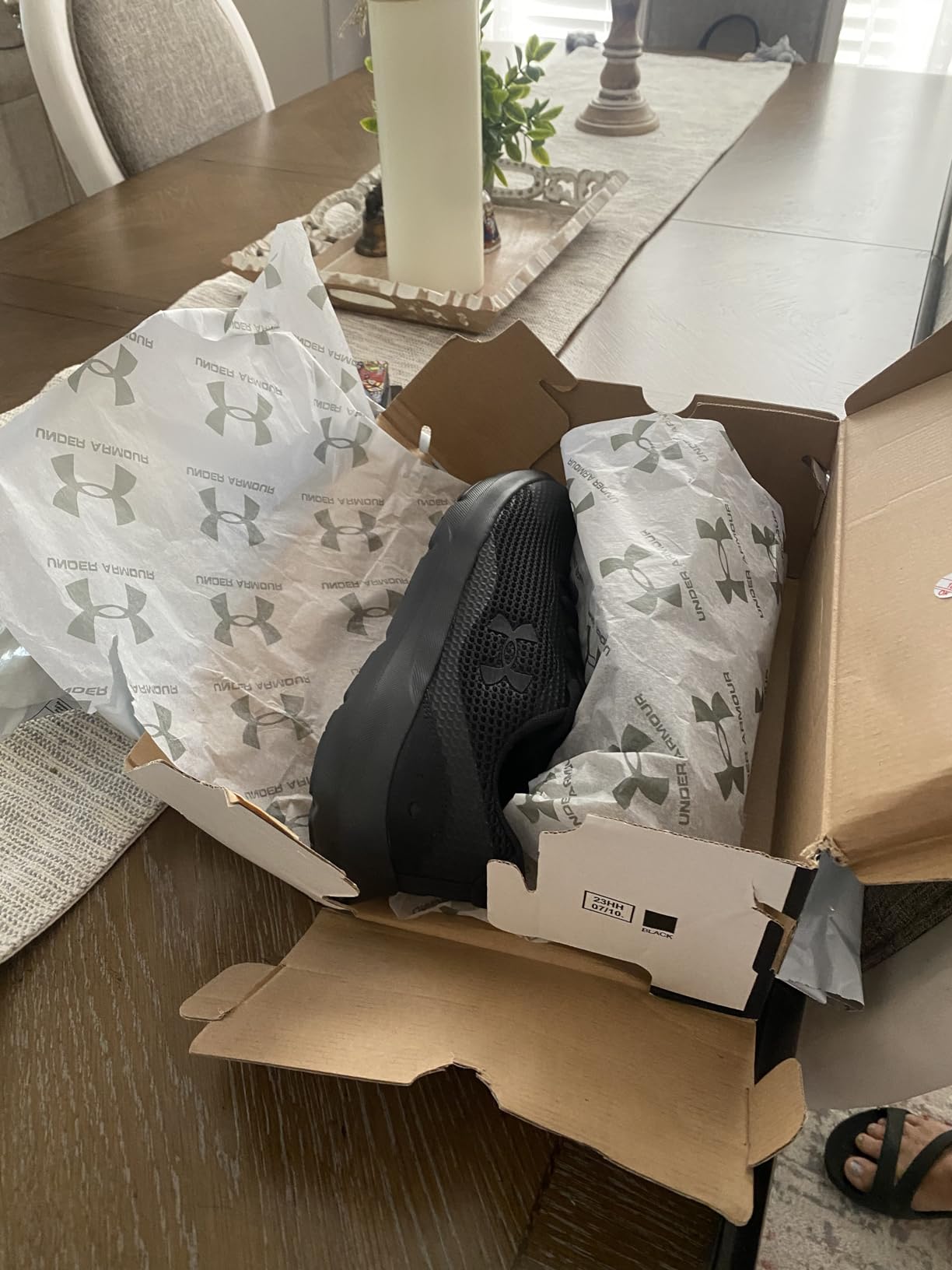 Under Armour Surge 3 showing outsole wear pattern after extended testing