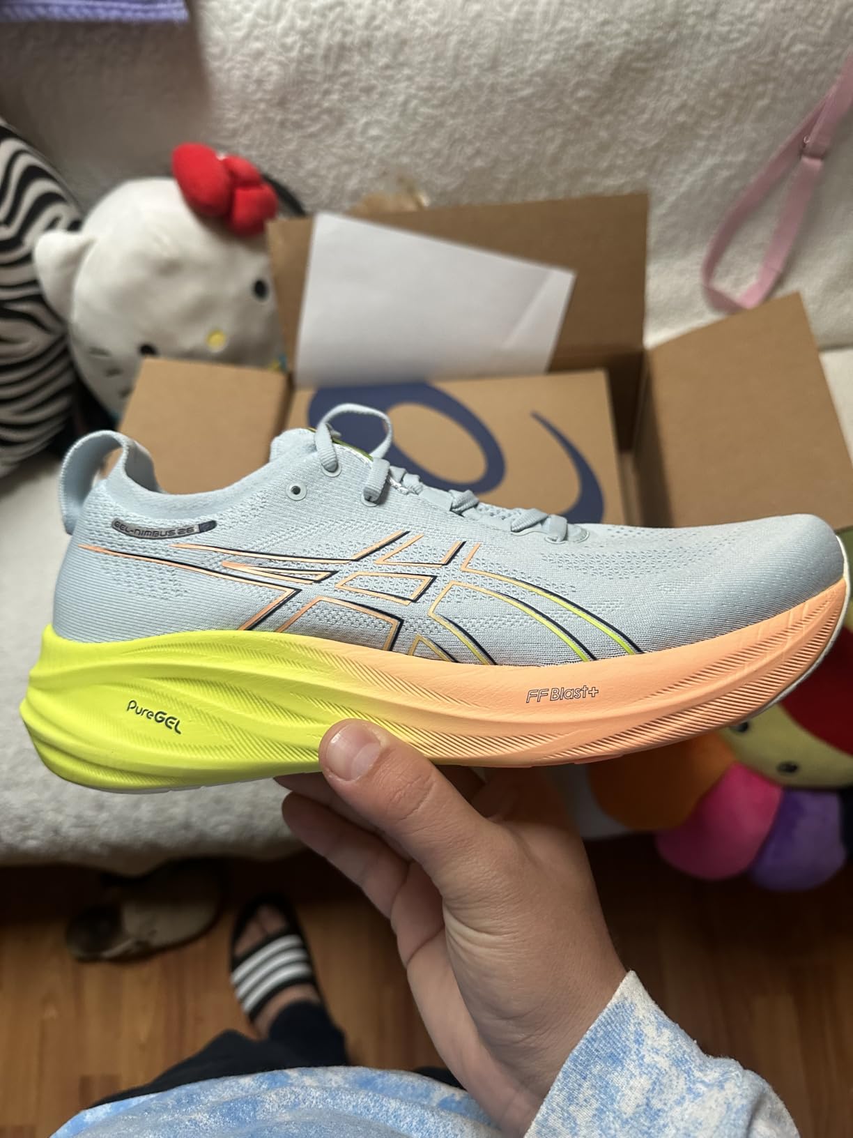 ASICS Gel-Nimbus 26 final product shot showing overall design and construction quality