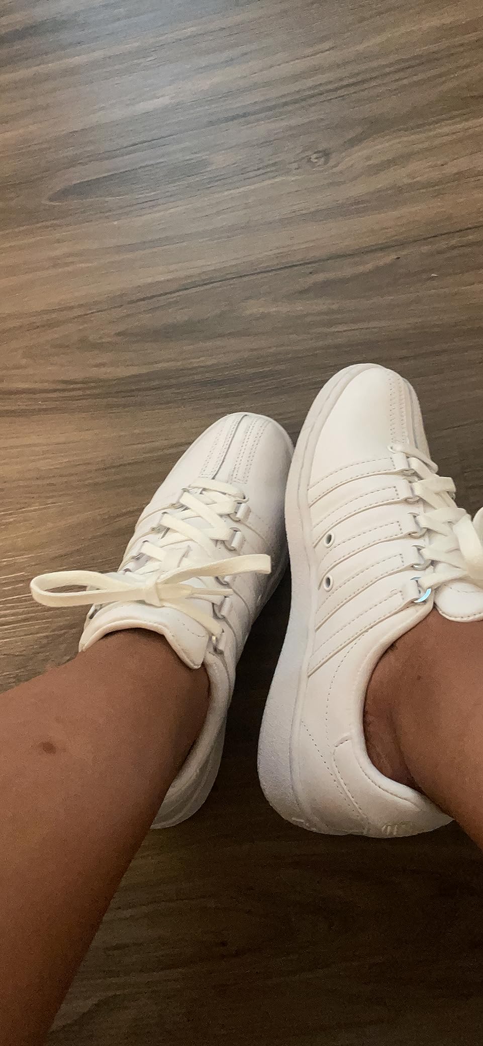 K-Swiss Classic VN worn lifestyle photo showing comfortable fit for daily activities