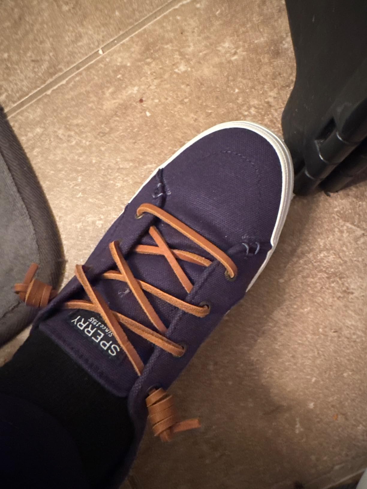 Final product shot of Sperry Women's Crest Vibe Core Sneaker showing overall design