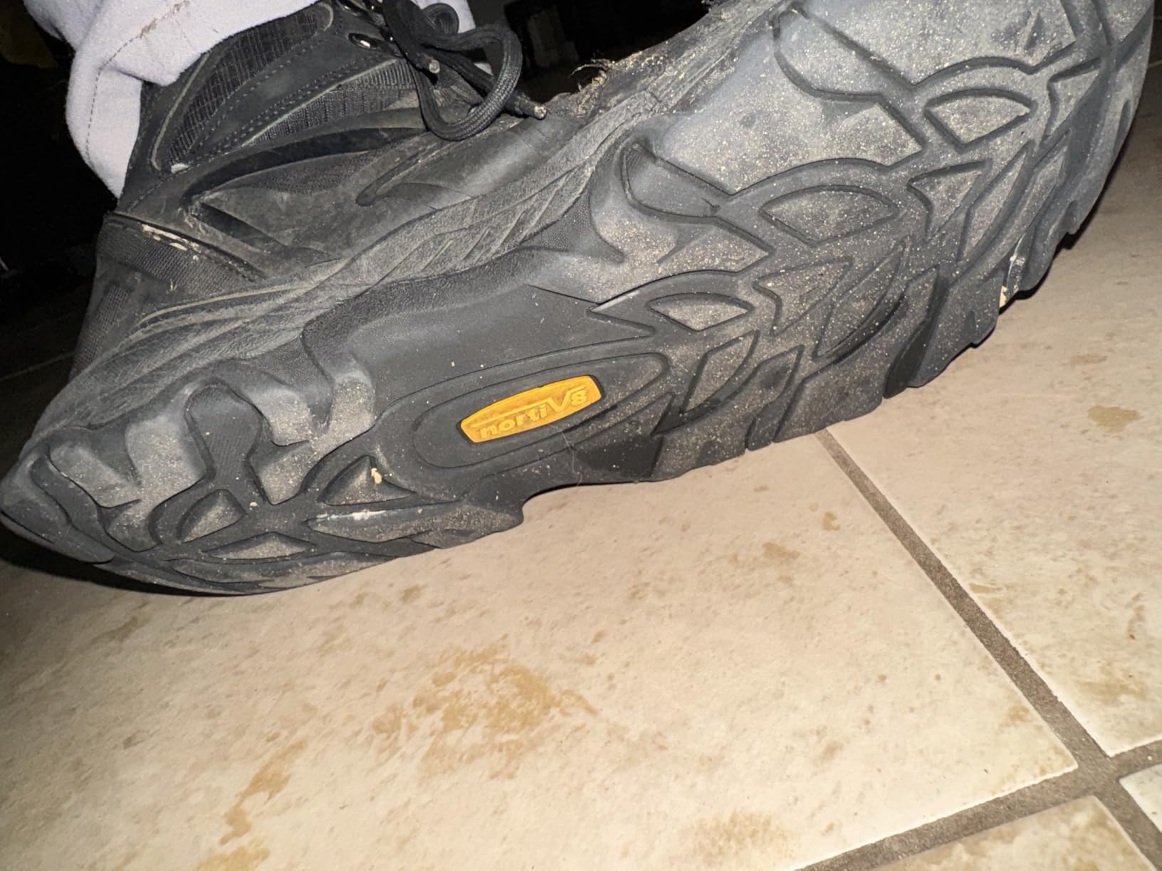 NORTIV 8 hiking boots showing wear patterns after months of testing