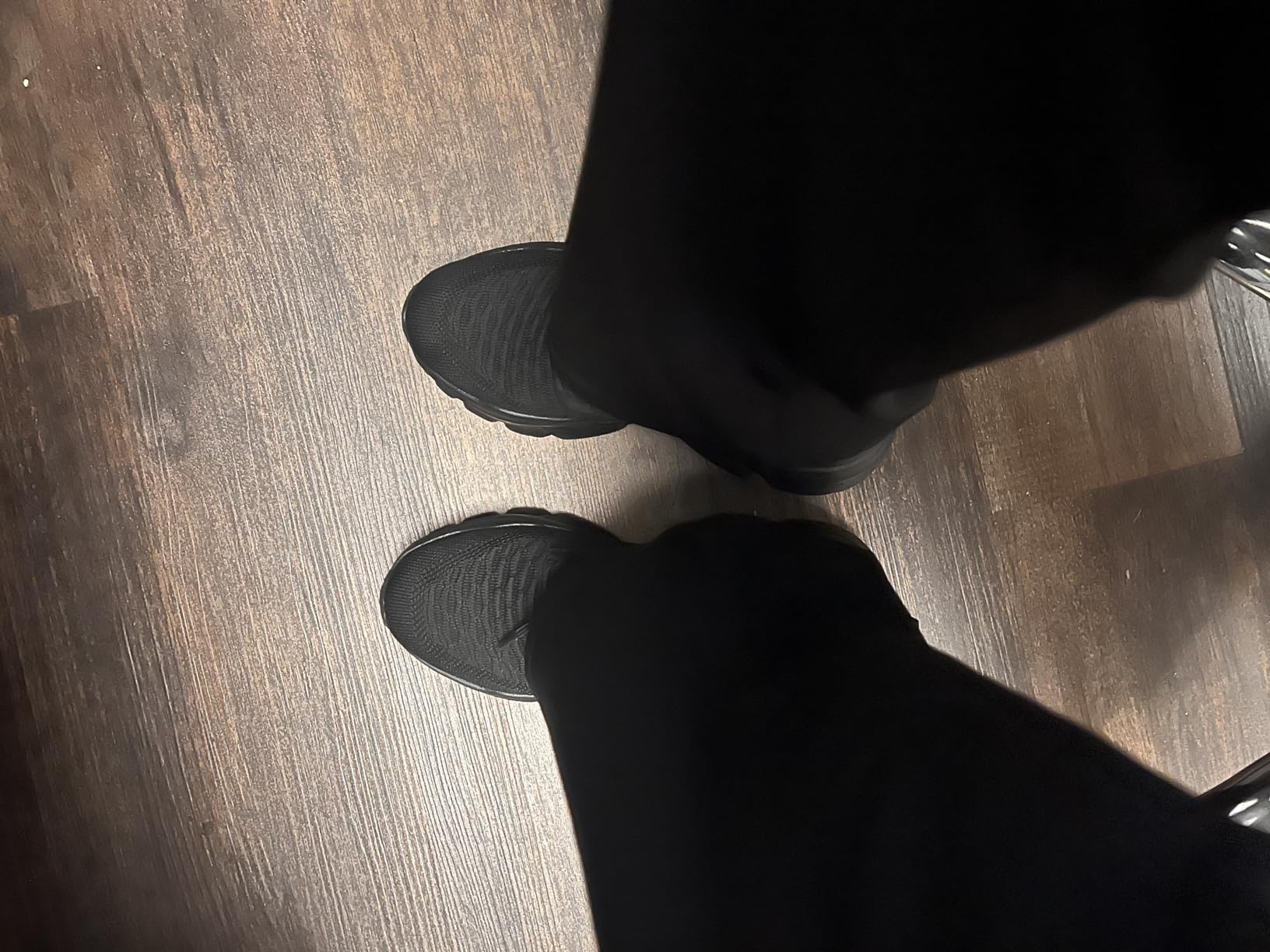 Lifestyle shot of sneakers being worn during daily activities