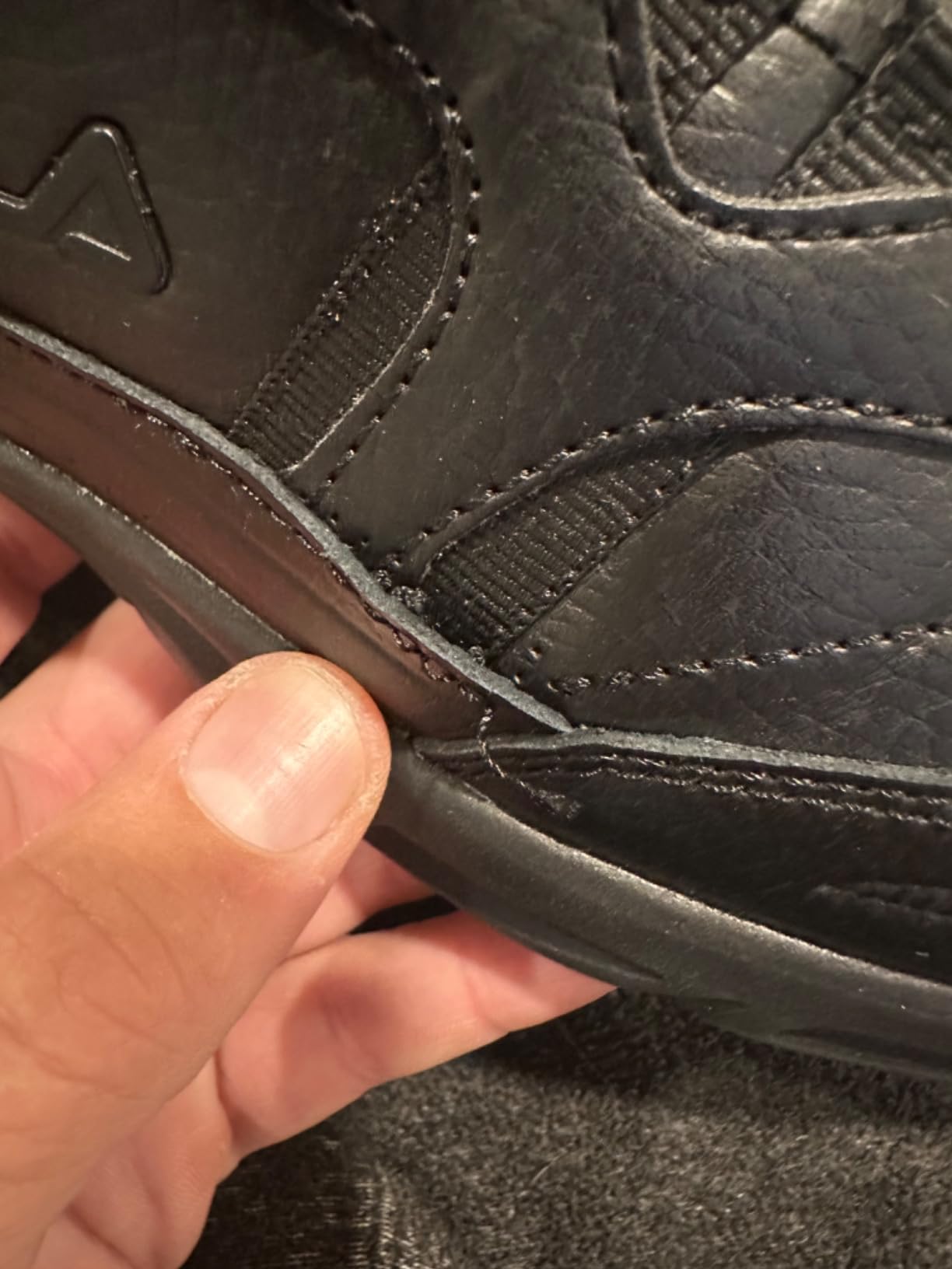 Fila Workshift shoes showing typical wear patterns after workplace testing period