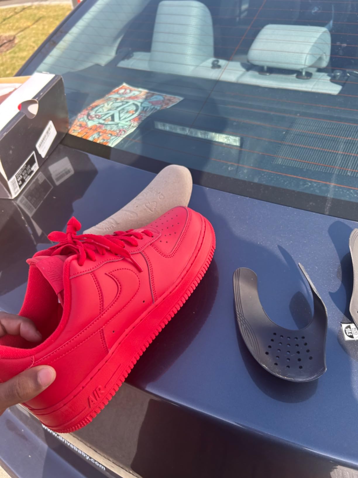Nike gymnastics shoes design details showing Air Max technology and construction