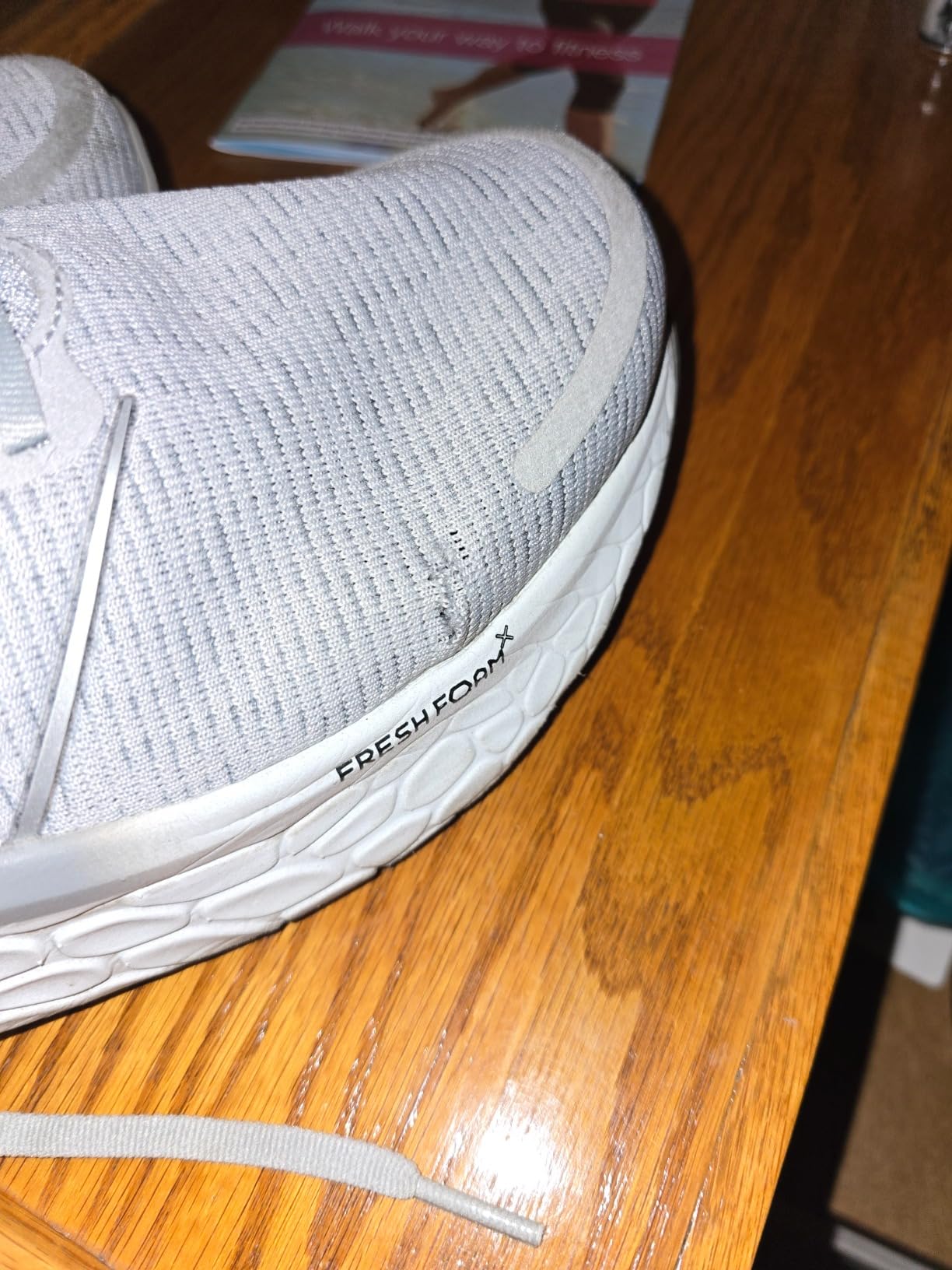 New Balance Kaiha showing additional durability concerns with fabric splitting