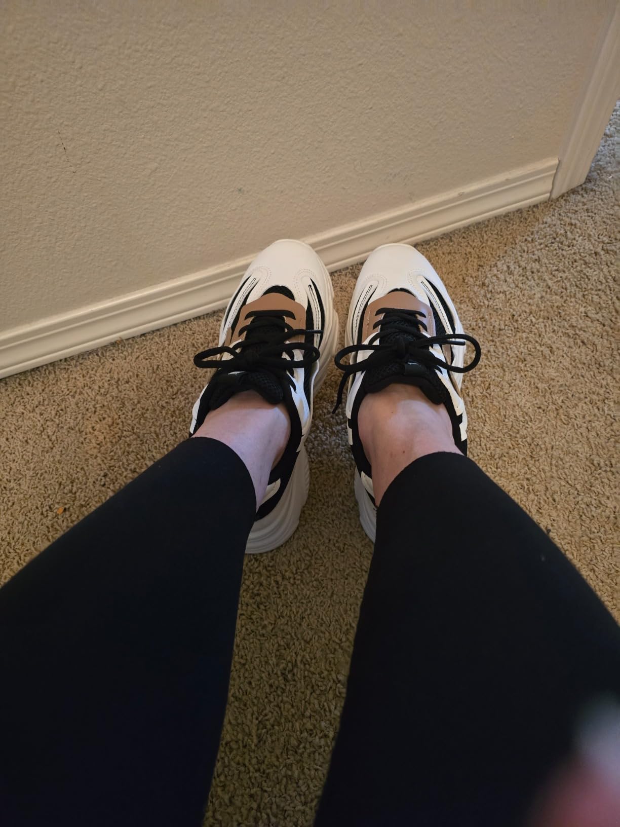 DREAM PAIRS platform sneakers multiple colorways showing style variety and chunky sole design