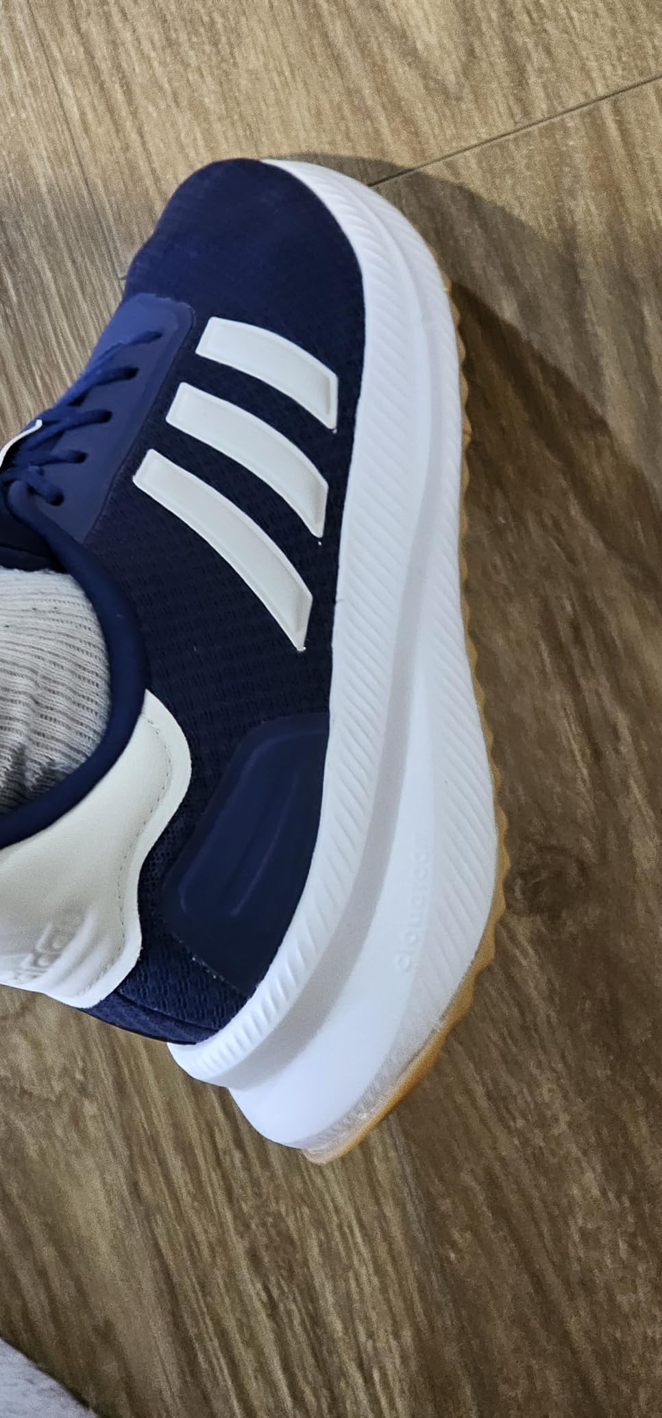 Action shot of X_PLR Path sneakers being worn during daily activities and exercise
