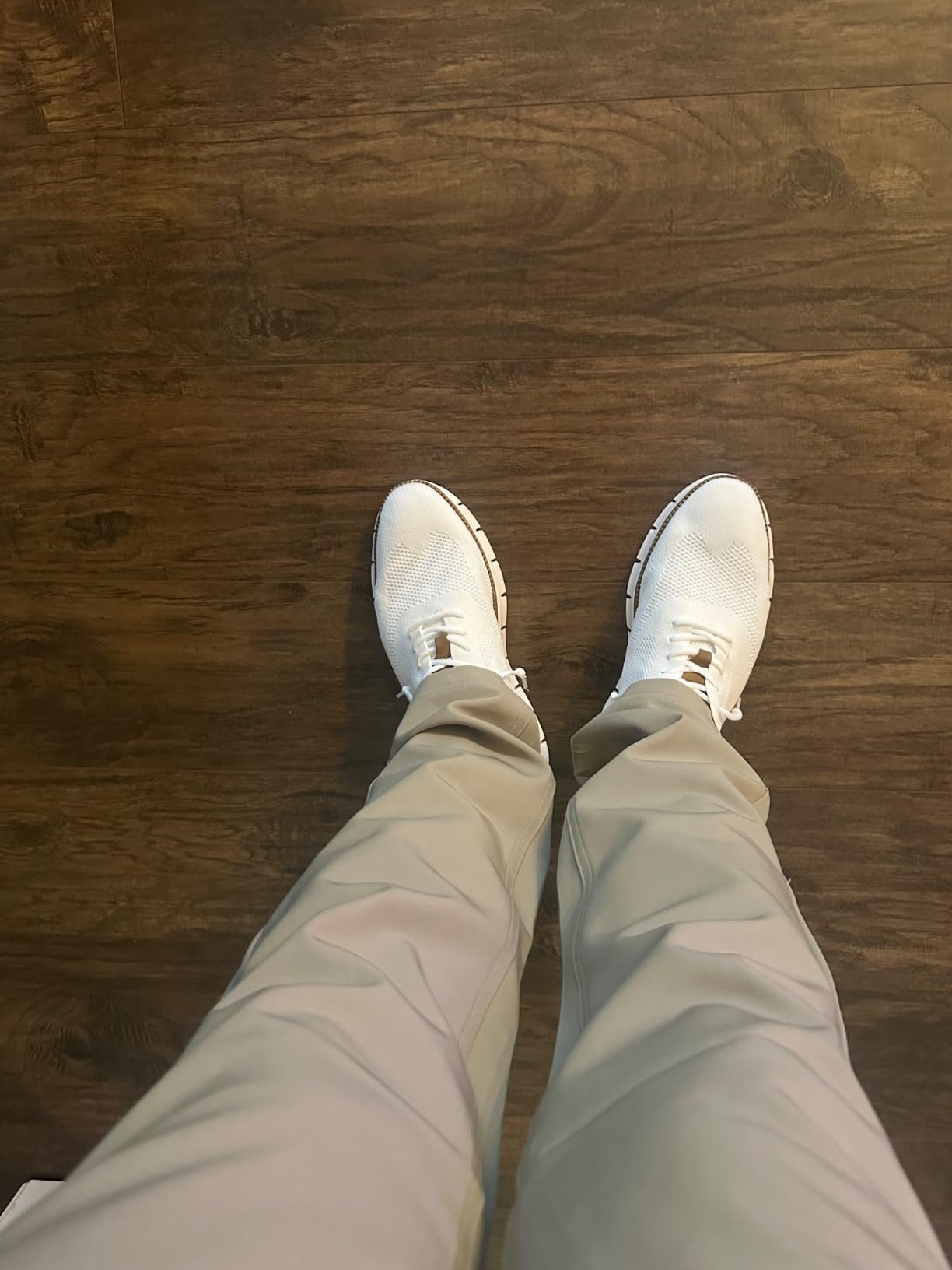 Men's casual dress shoes lifestyle shot showing business casual versatility