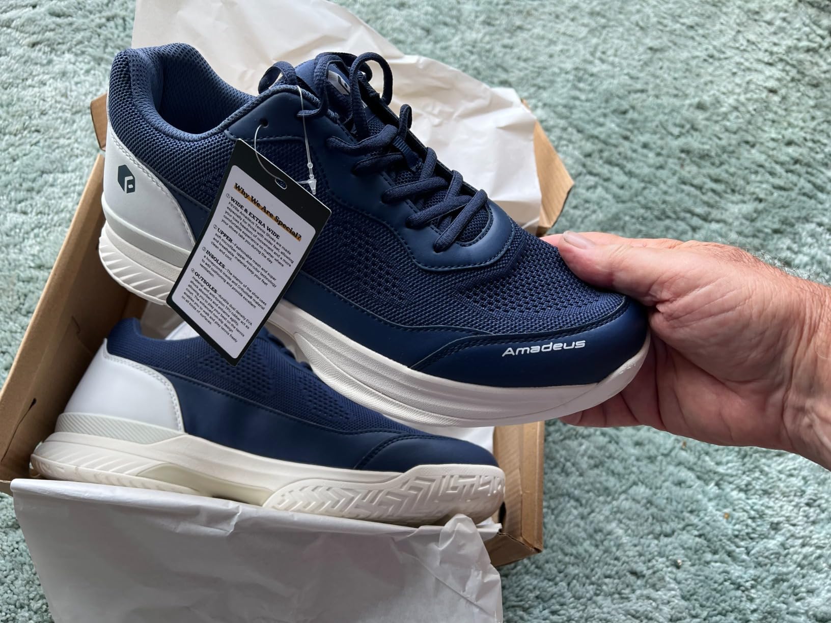 FitVille pickleball shoes lifestyle shot showing casual wear versatility