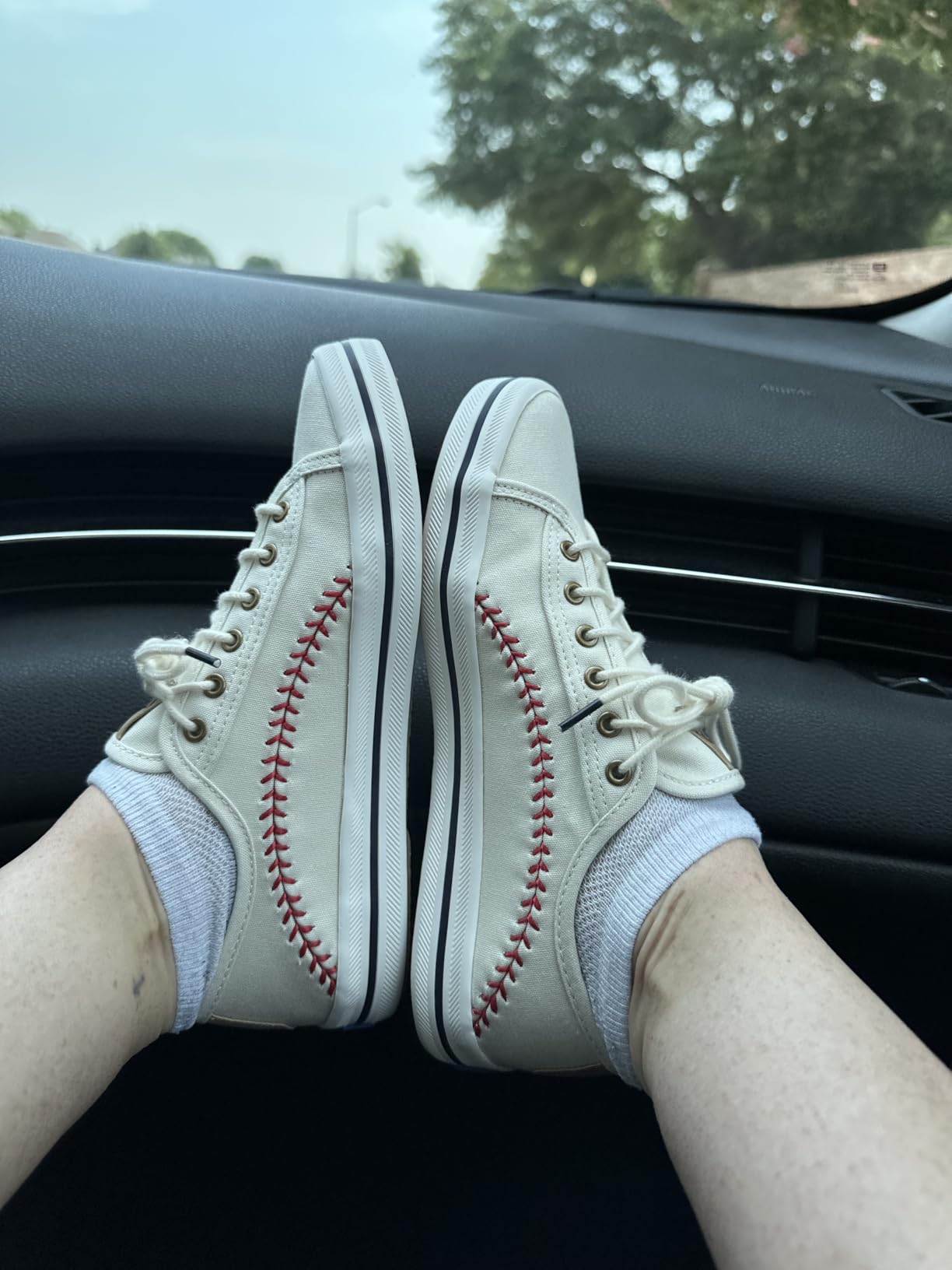 Comparison showing Keds baseball sneaker design details and construction quality