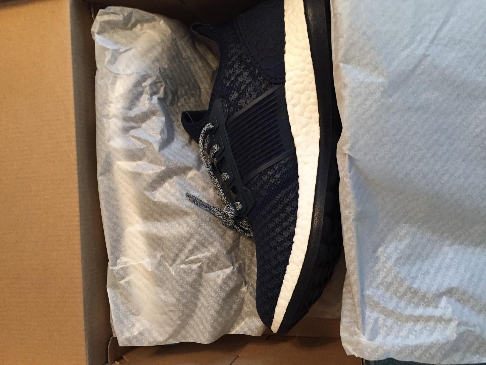 Adidas Pureboost ZG sole showing boost midsole technology and rubber outsole pattern