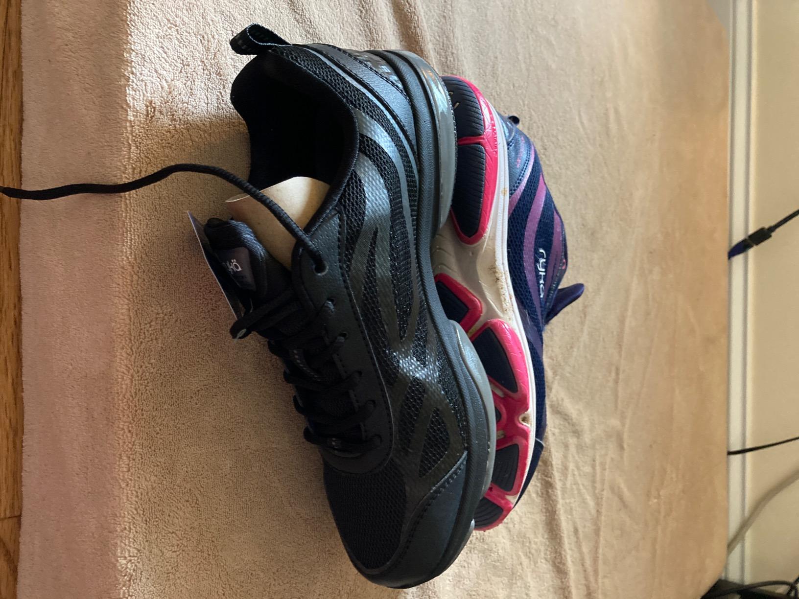 Ryka Devotion XT athletic shoes showing women's cross-training design with pivot point sole