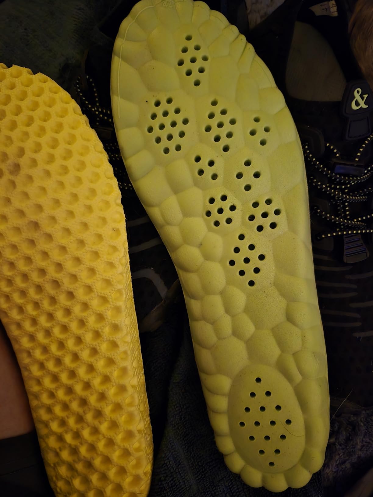 Water shoes in action showing drainage and flexibility during water activities