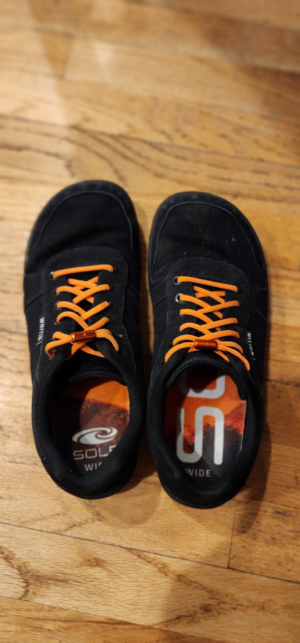 SOLE insoles showing the signature shape and cork construction detail