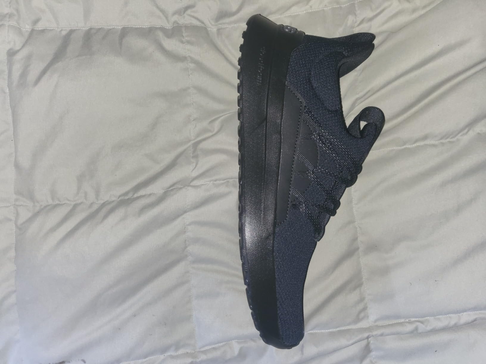 Lifestyle shot showing shoe in casual wear context