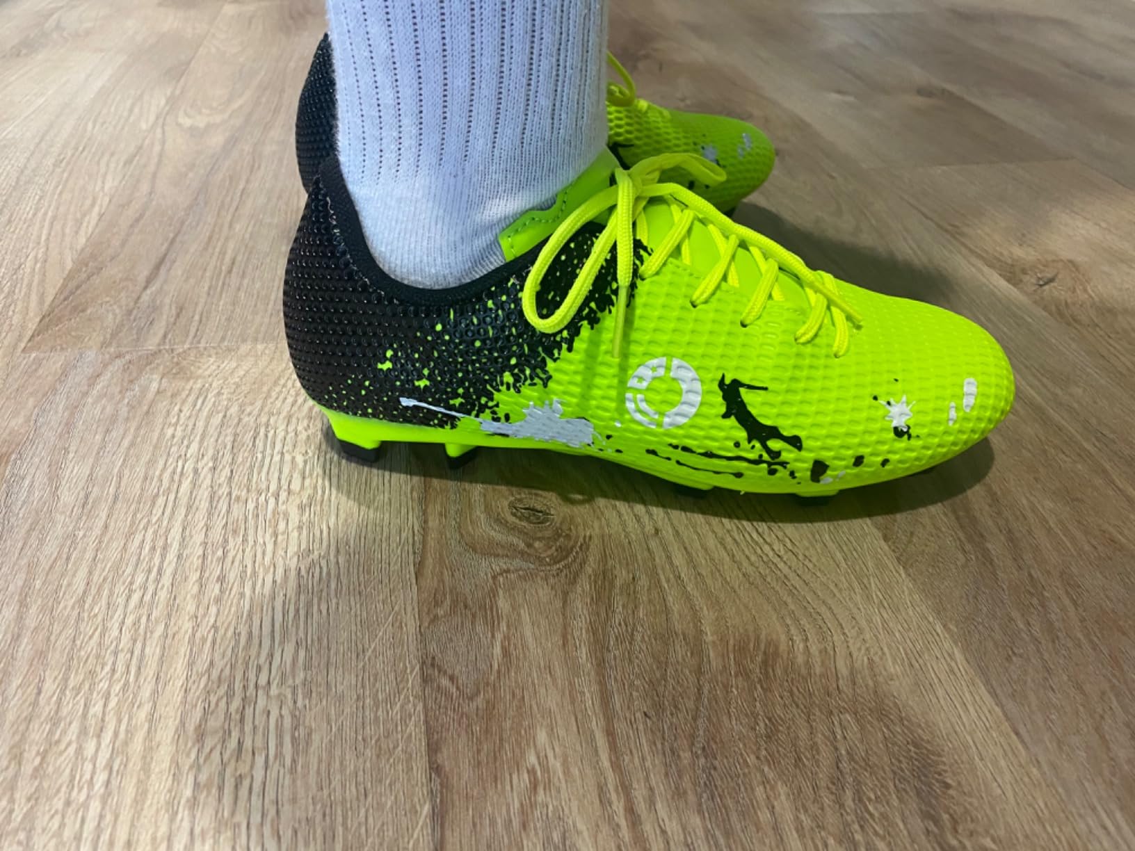 LEOCI soccer cleat after 3 months of use showing wear patterns and durability assessment