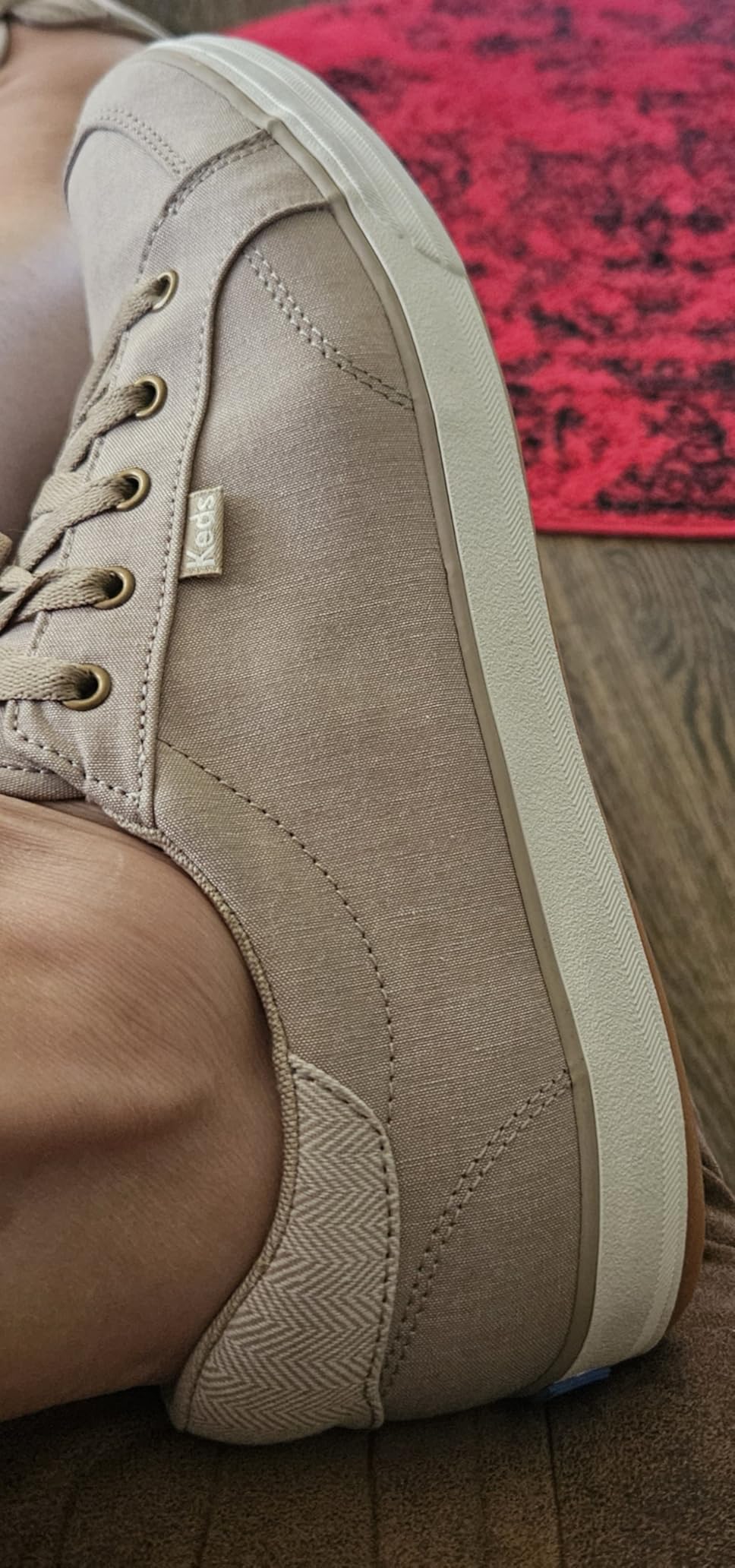 Keds sneakers in outdoor setting showing performance during casual daily activities