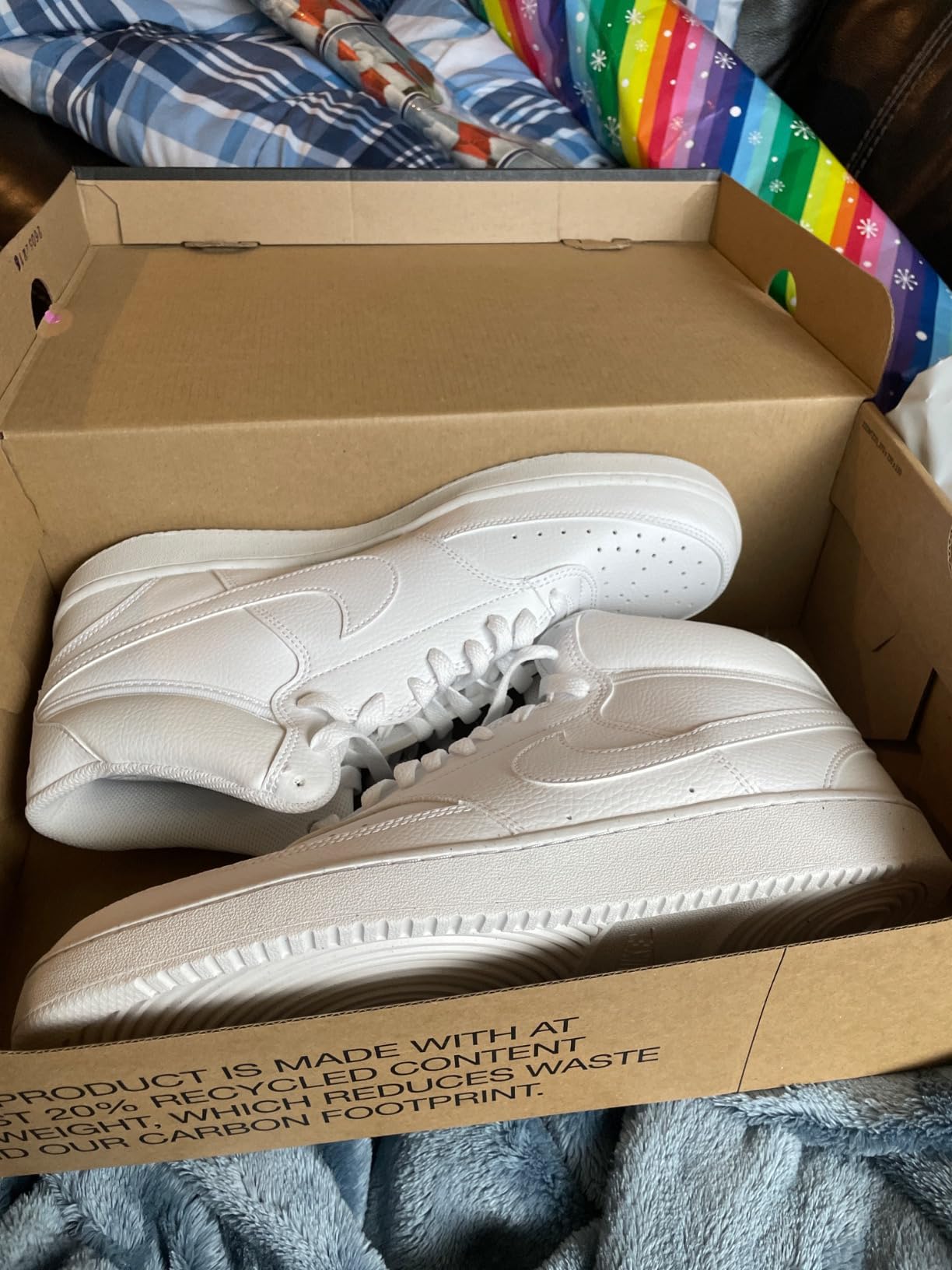 Nike Court Vision Mid different angle showing overall construction and materials quality