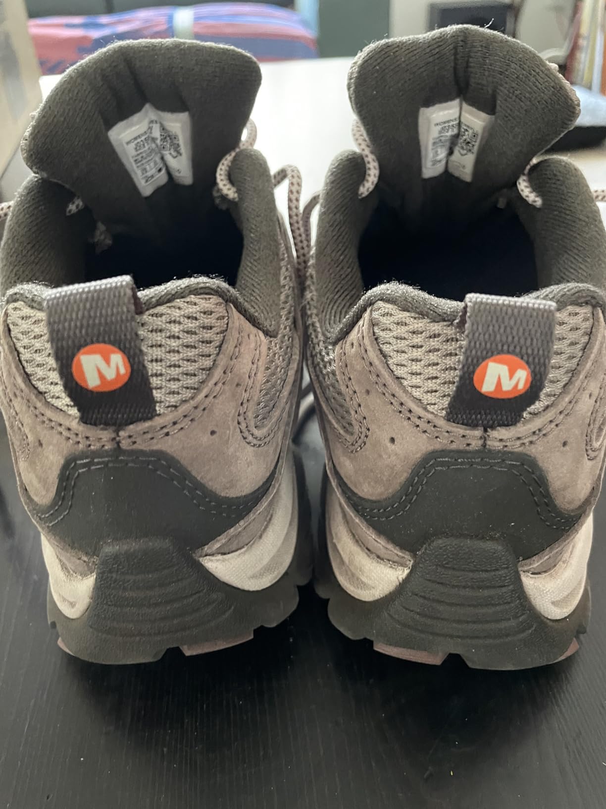 Merrell Moab 3 side profile showing EVA midsole and arch support design